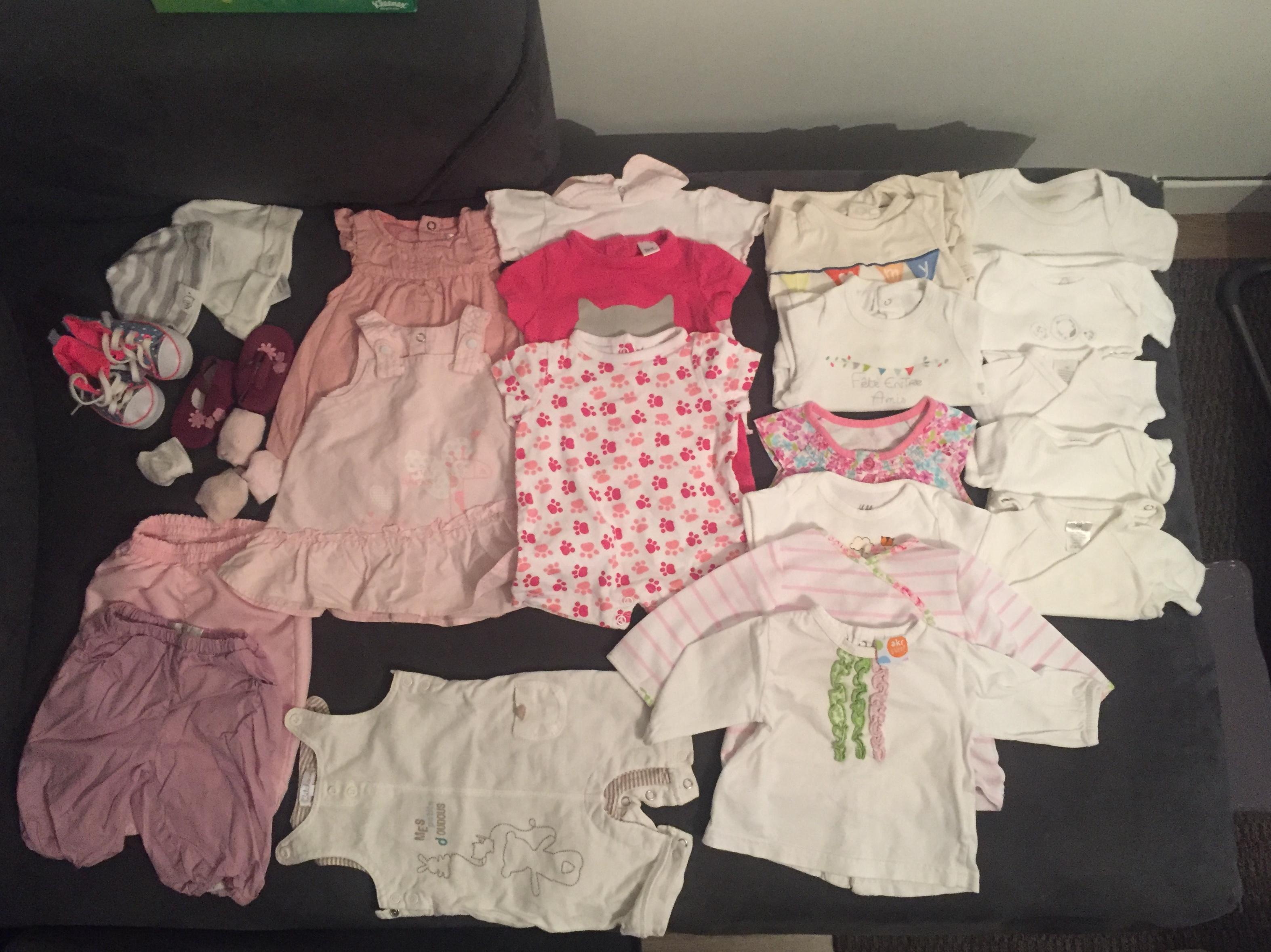 troc de troc lot de vêtements bébé 3 mois saison été image 0