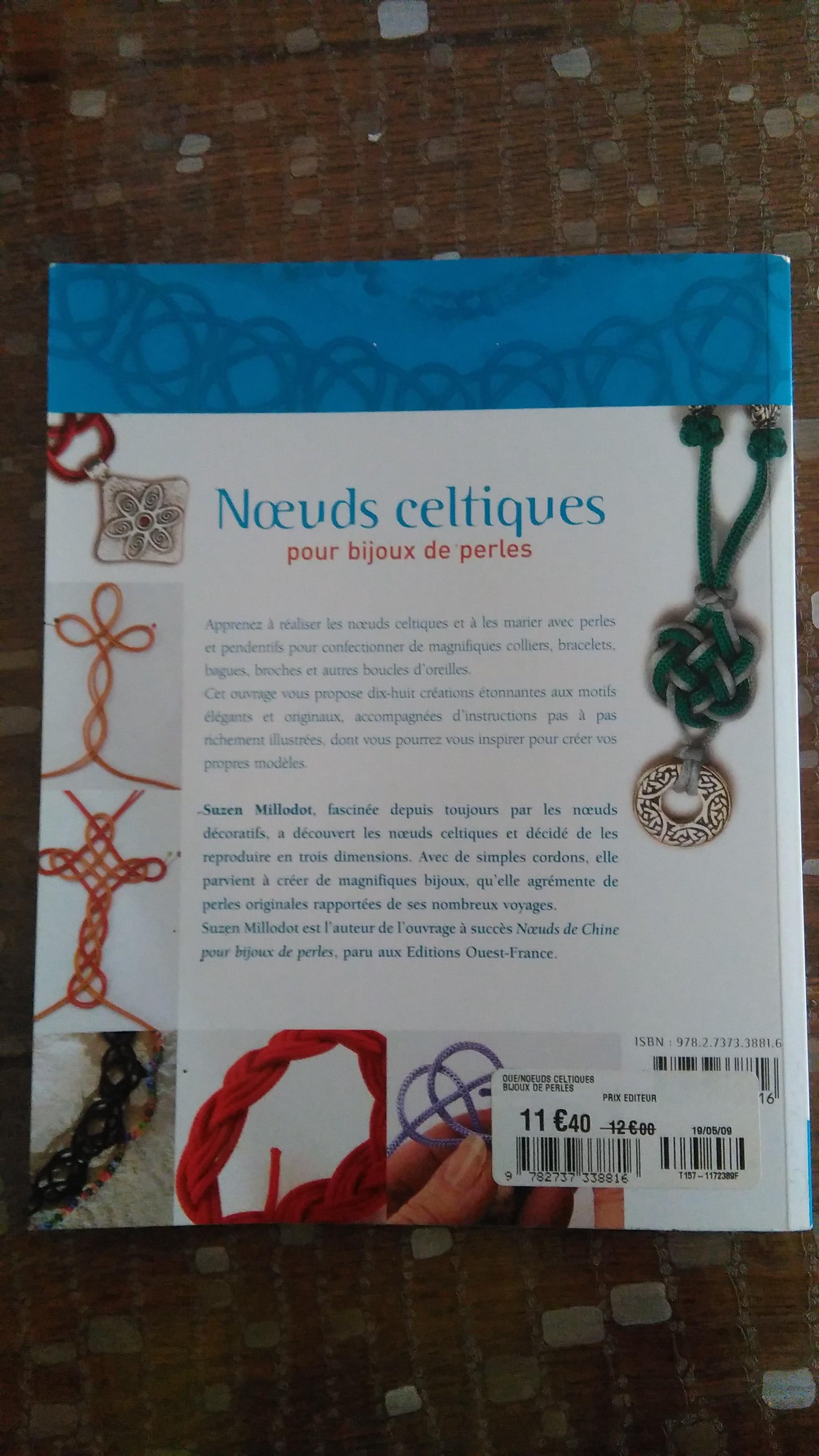 troc de troc livre loisirs créatifs - noeuds celtiques pour bijoux de perles image 1