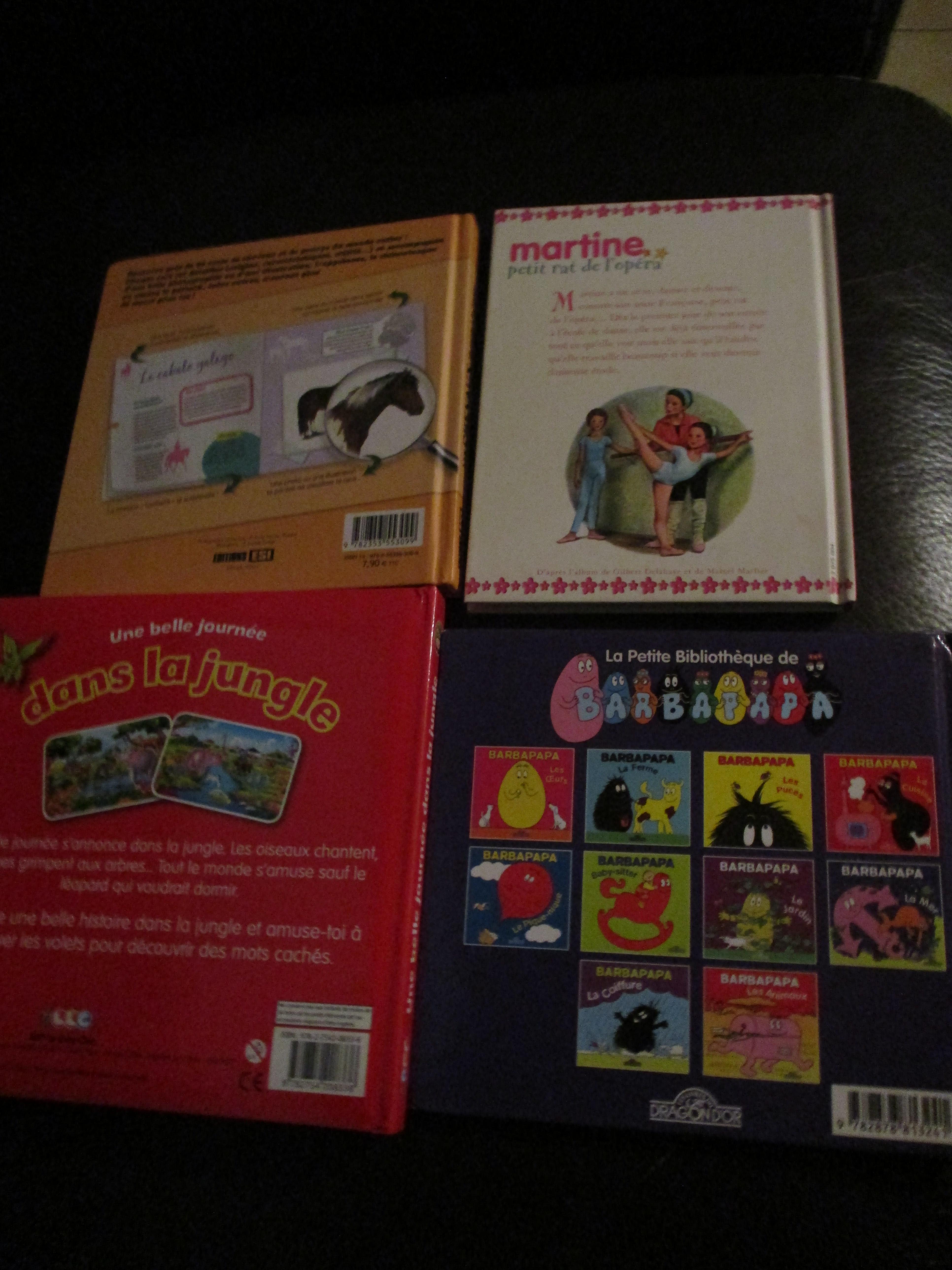 troc de troc 4 livres chevaux barbapapa martin animaux image 1