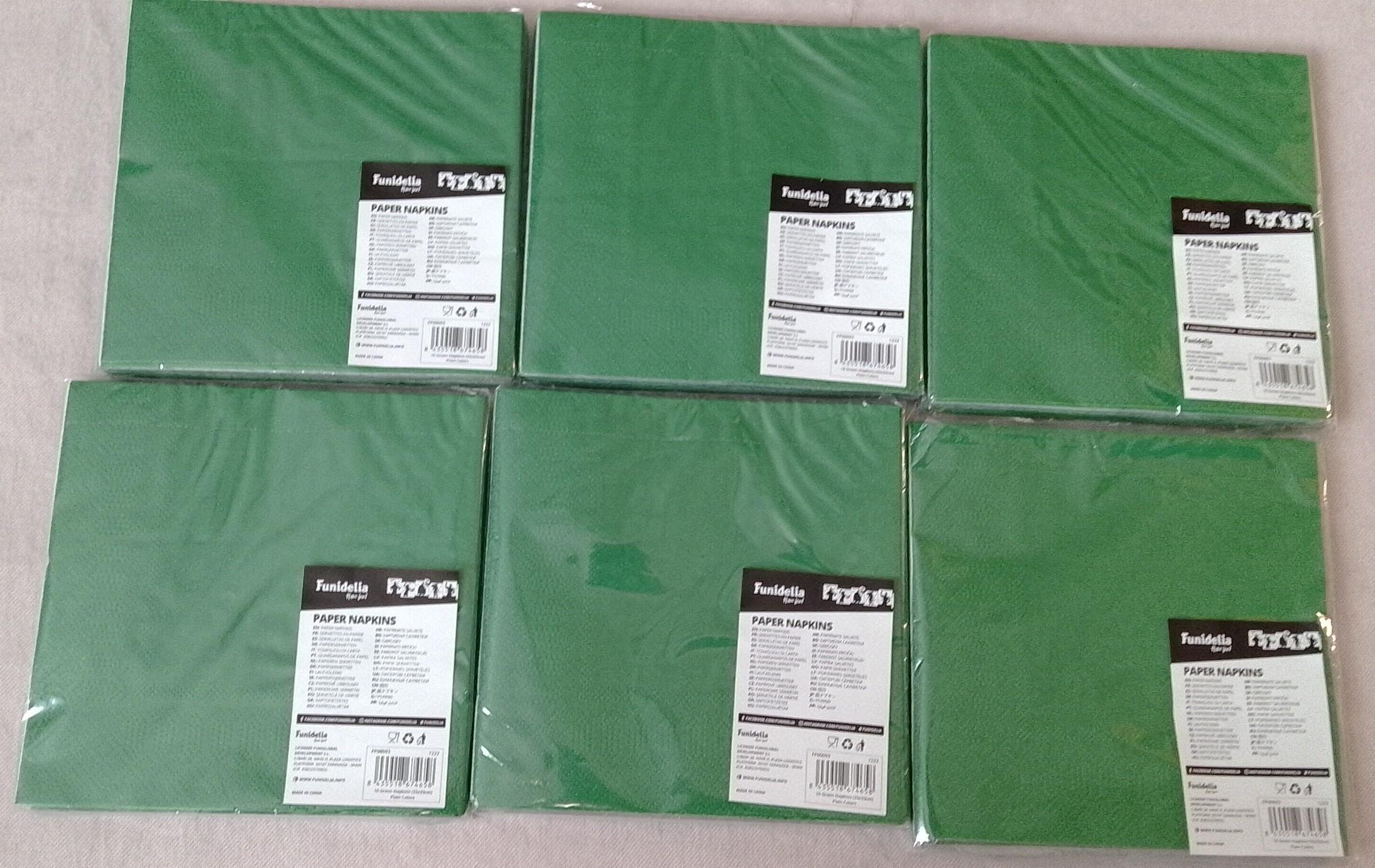troc de troc lot serviettes papiers, couleur vert, neuf image 0