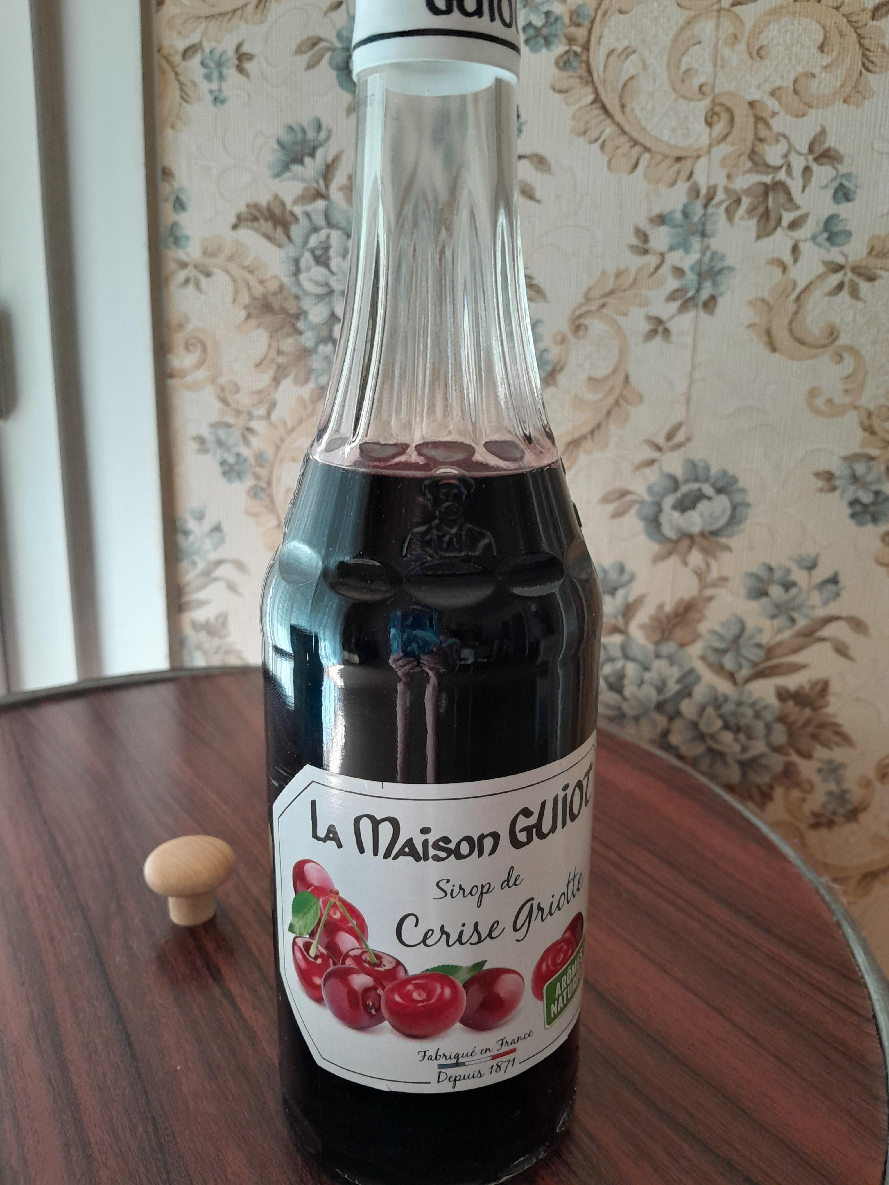 troc de troc sirop de cerise griotte bouteille en verre image 0