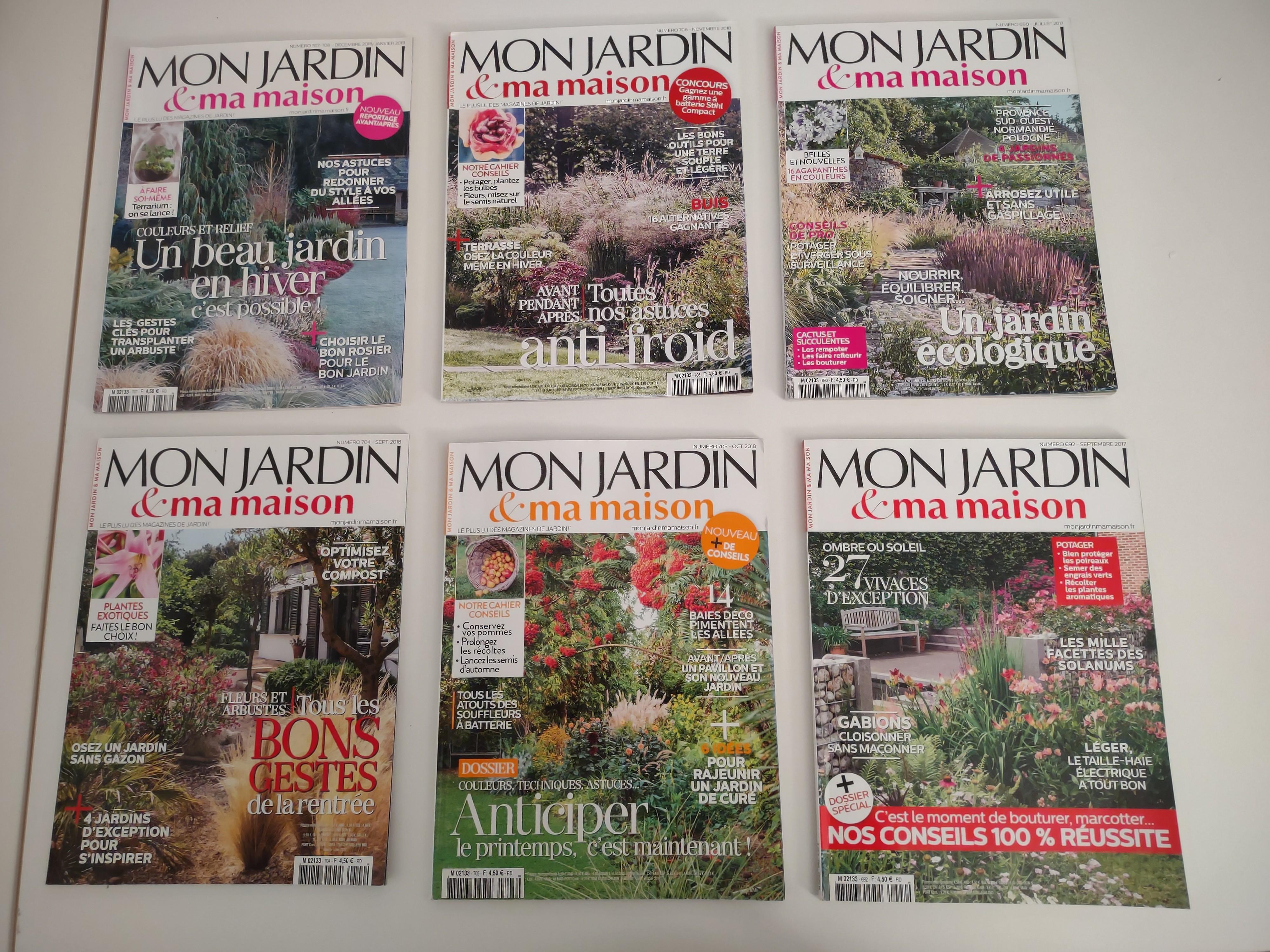 troc de troc lot de 6 magazines mon jardin & ma maison image 0