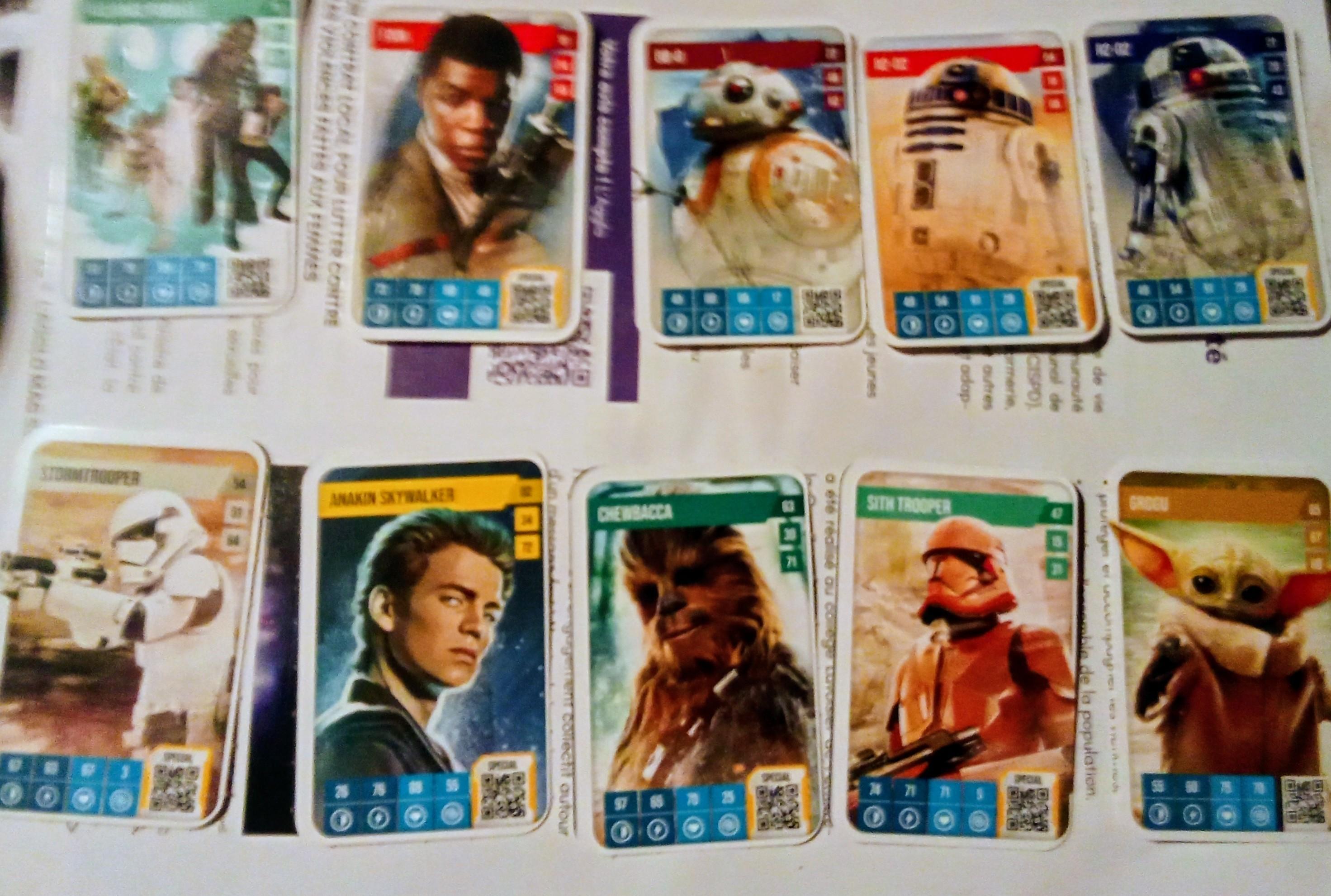 troc de troc lot cartes star wars image 2