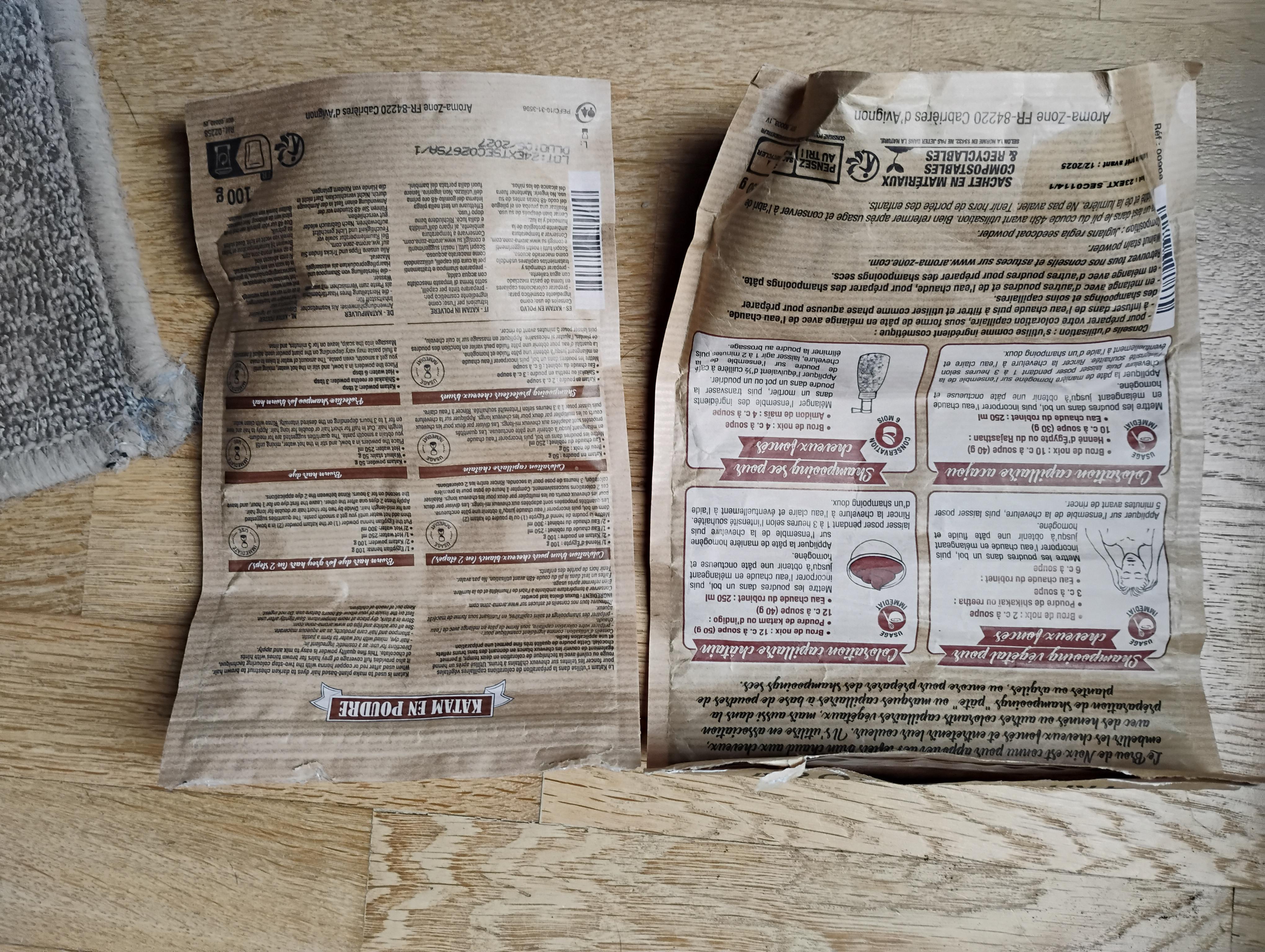 troc de troc teintures végétale cheveux ou tissus image 0