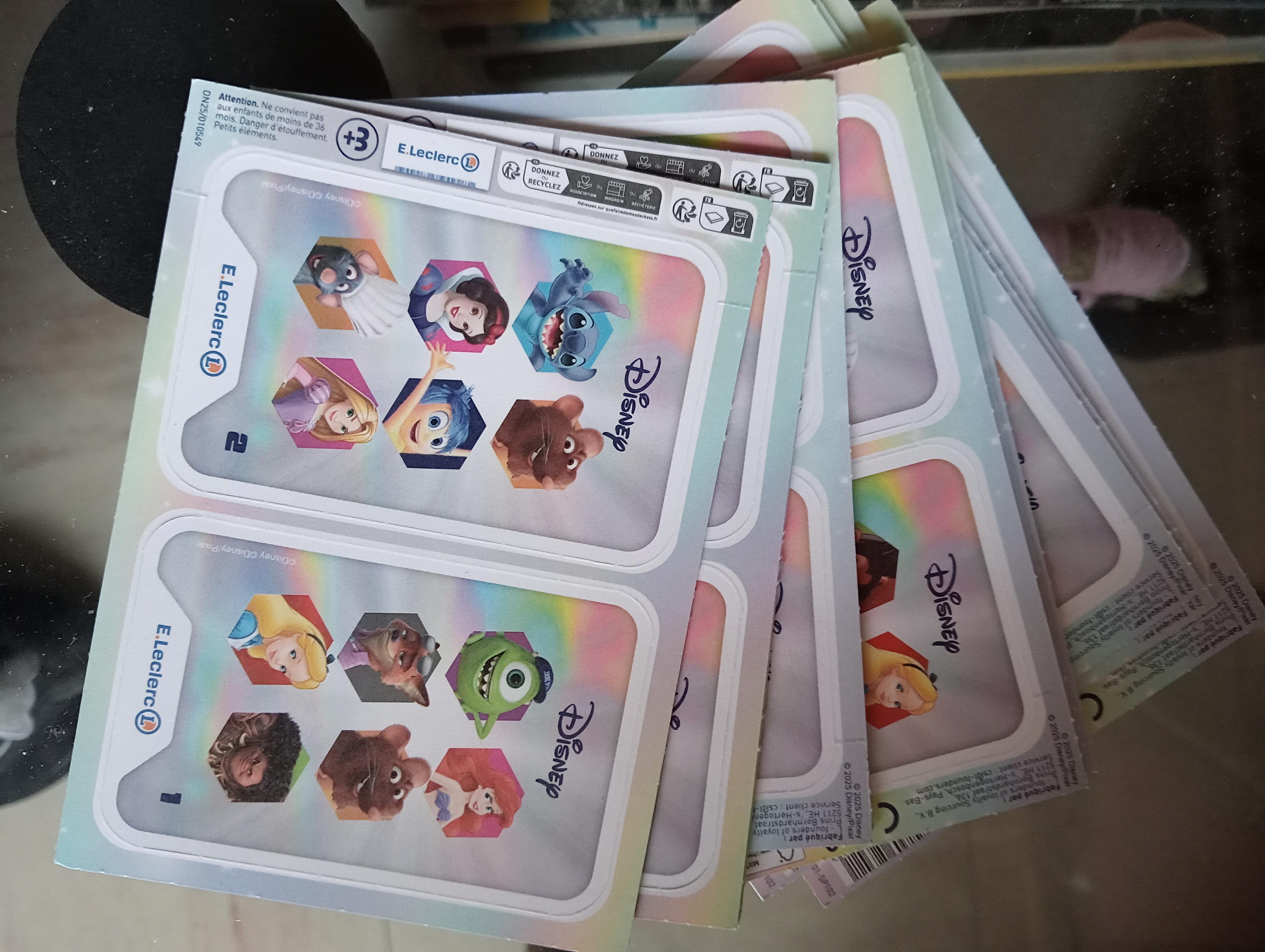 troc de troc lot cartes disney leclerc image 0