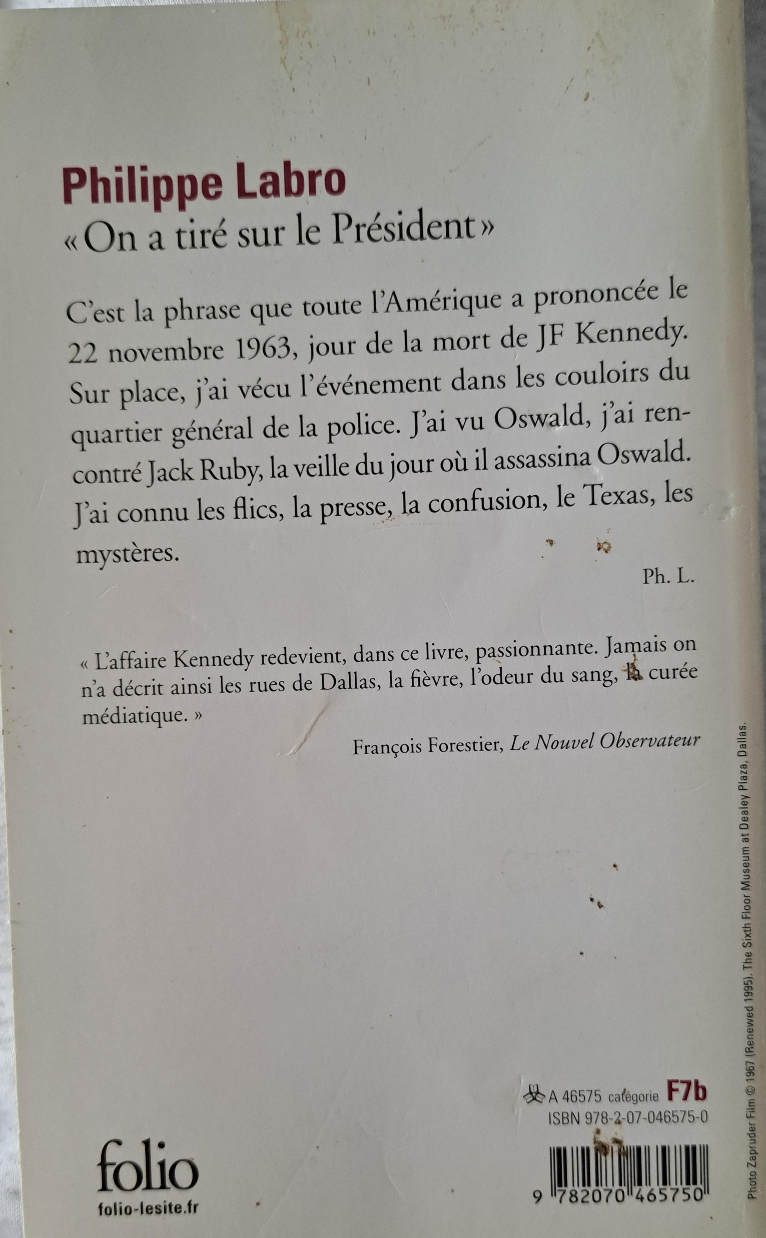 troc de troc on a tiré sur le président de philippe labro image 1