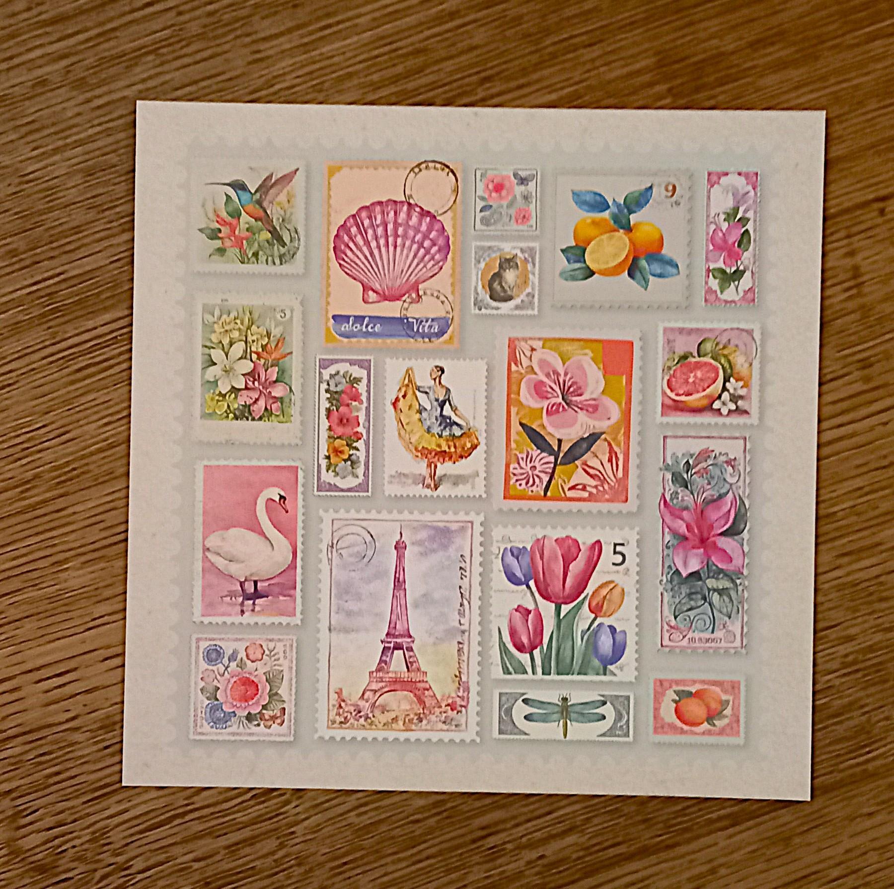 troc de troc carte imprimée "timbres". image 0