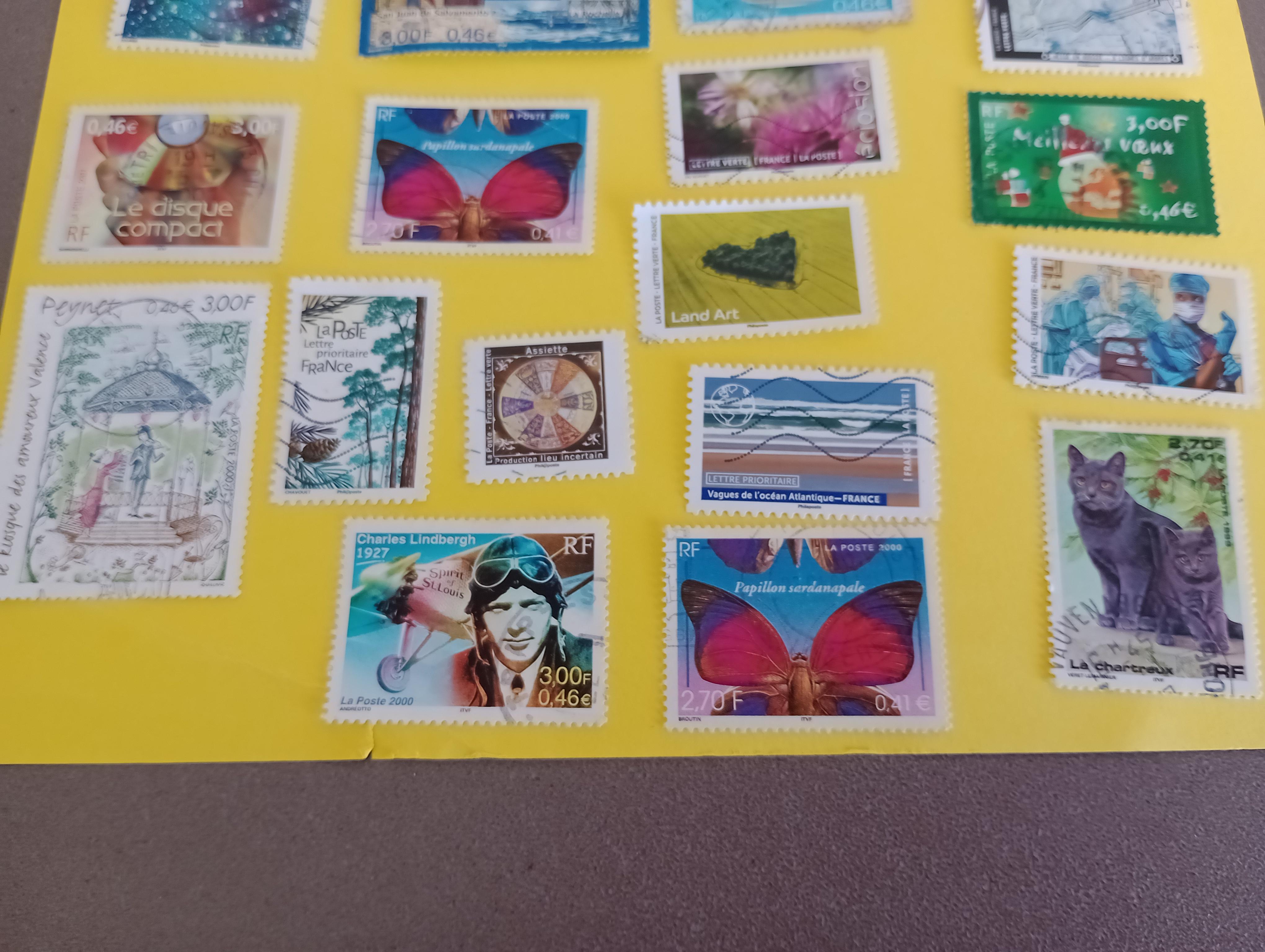 troc de troc lot a - 34 timbres france image 2
