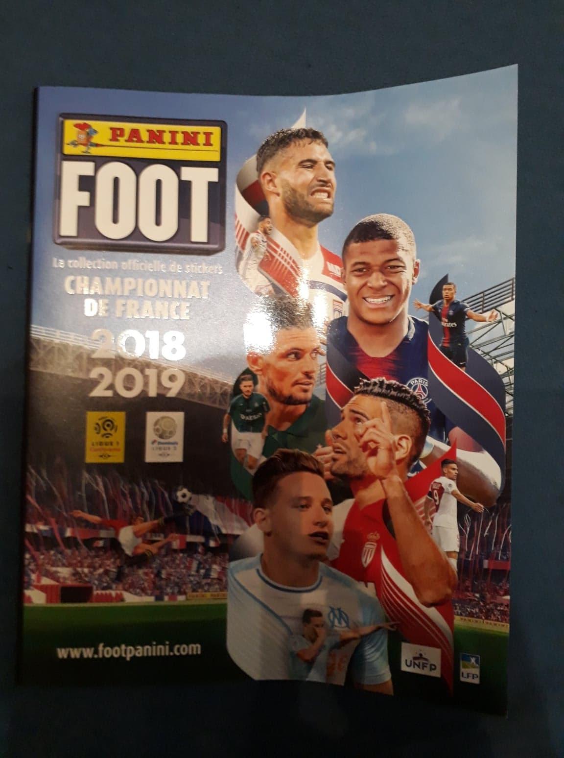 troc de troc livret neuf panini 2018/2019 foot pour stickers image 0