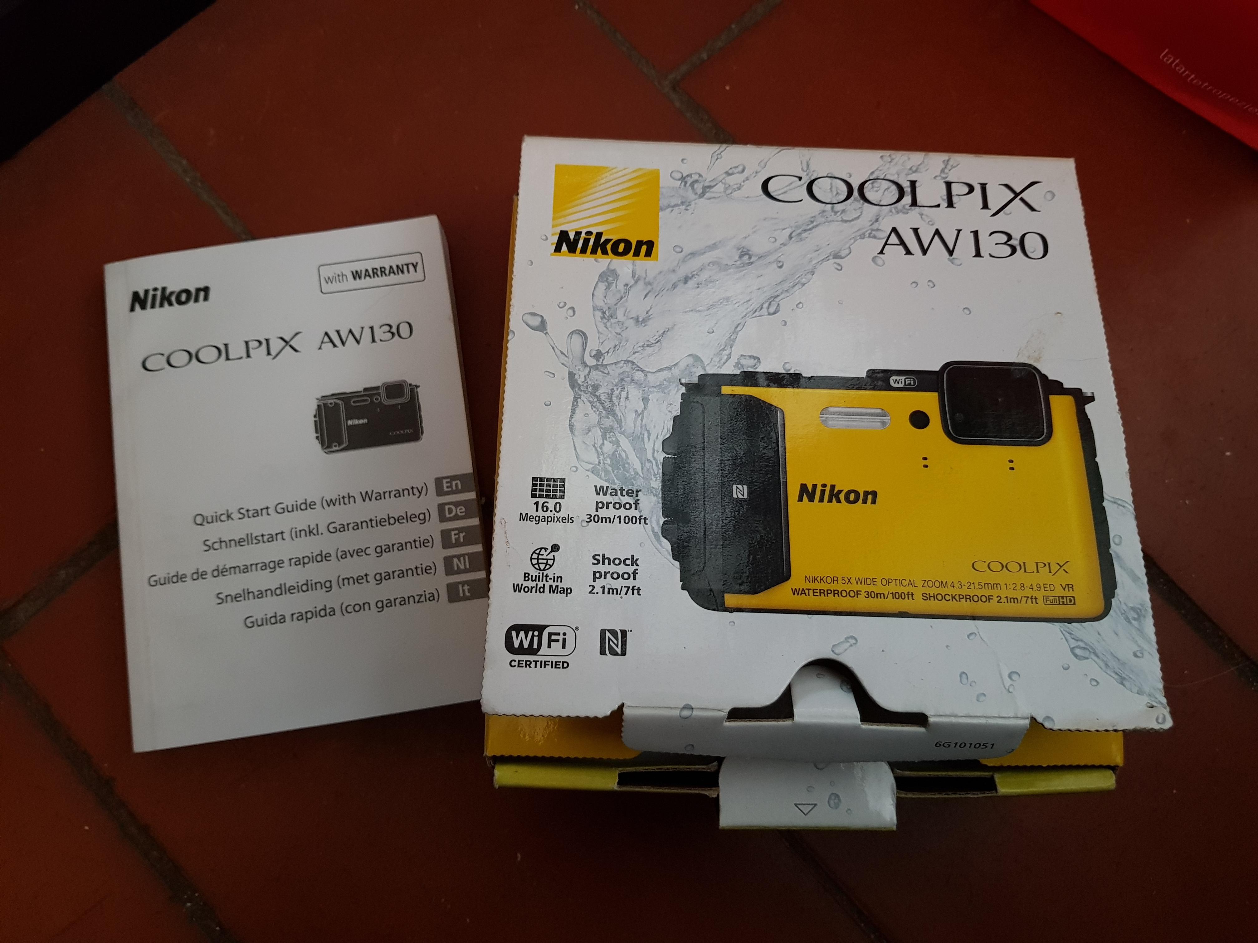 troc de troc boite et notice nikon coolpix aw130 image 0