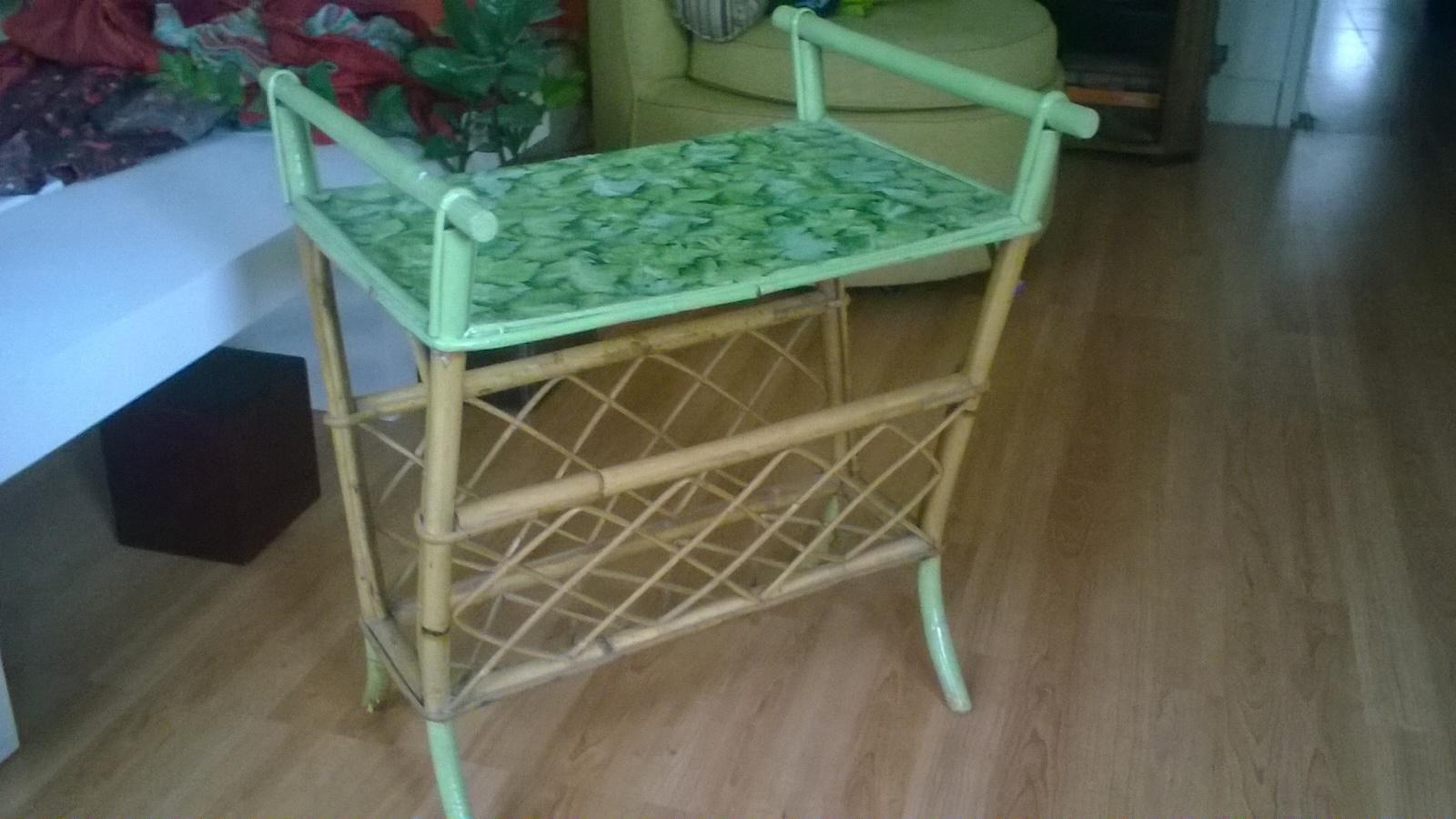 troc de troc petit meuble vintage en bambou image 0