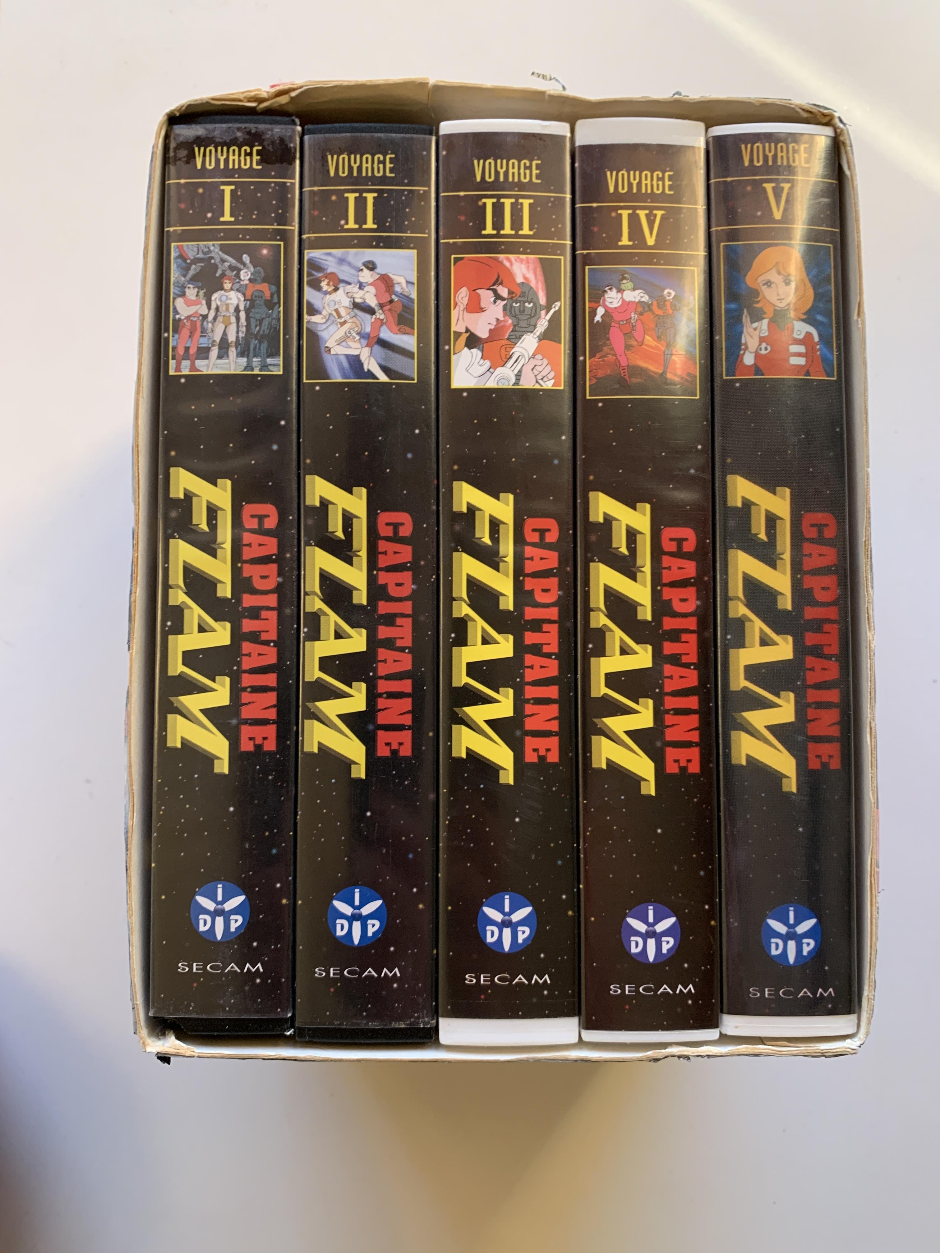 troc de troc coffret 5 vhs capitain flam image 1