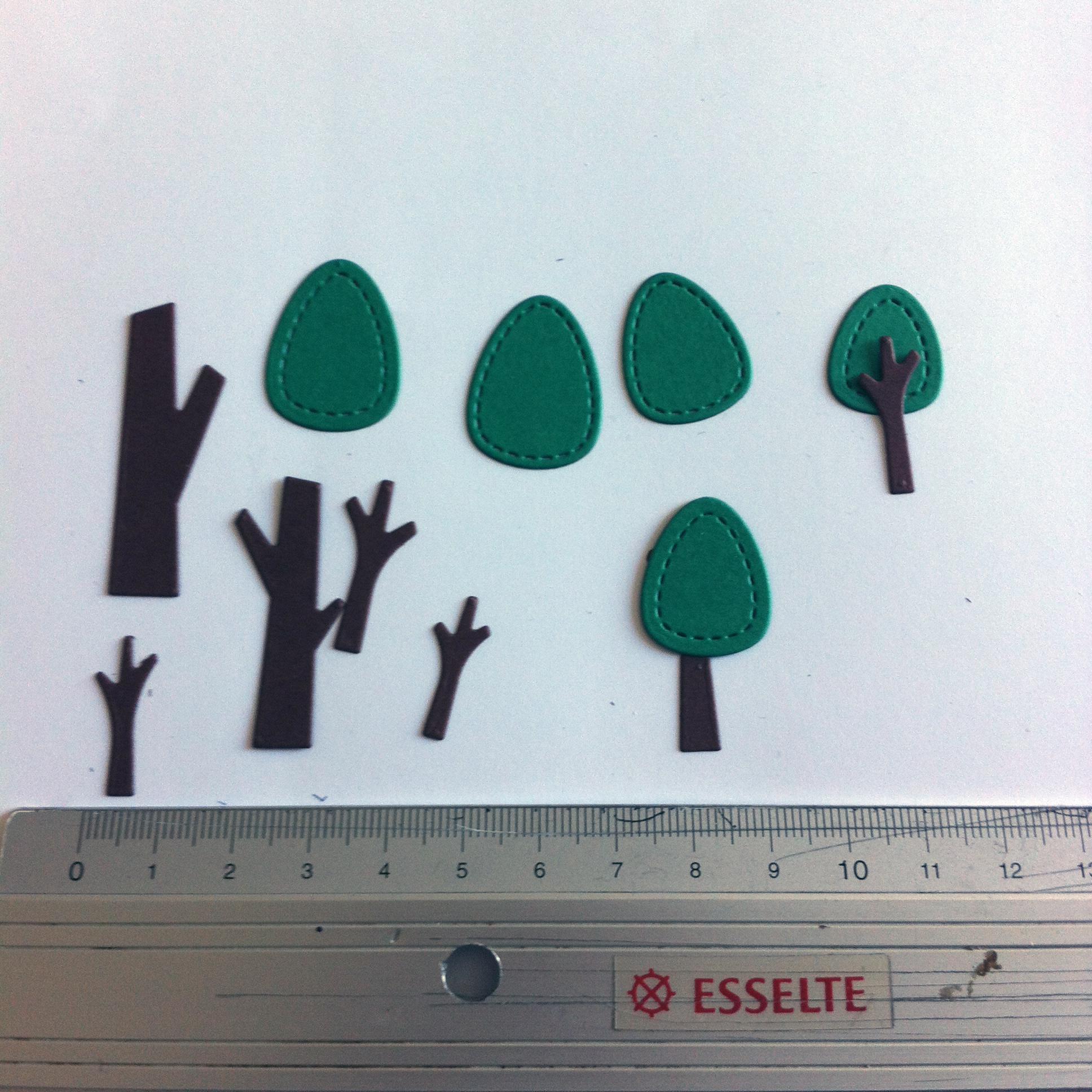 troc de troc lot d'arbres en papier image 0