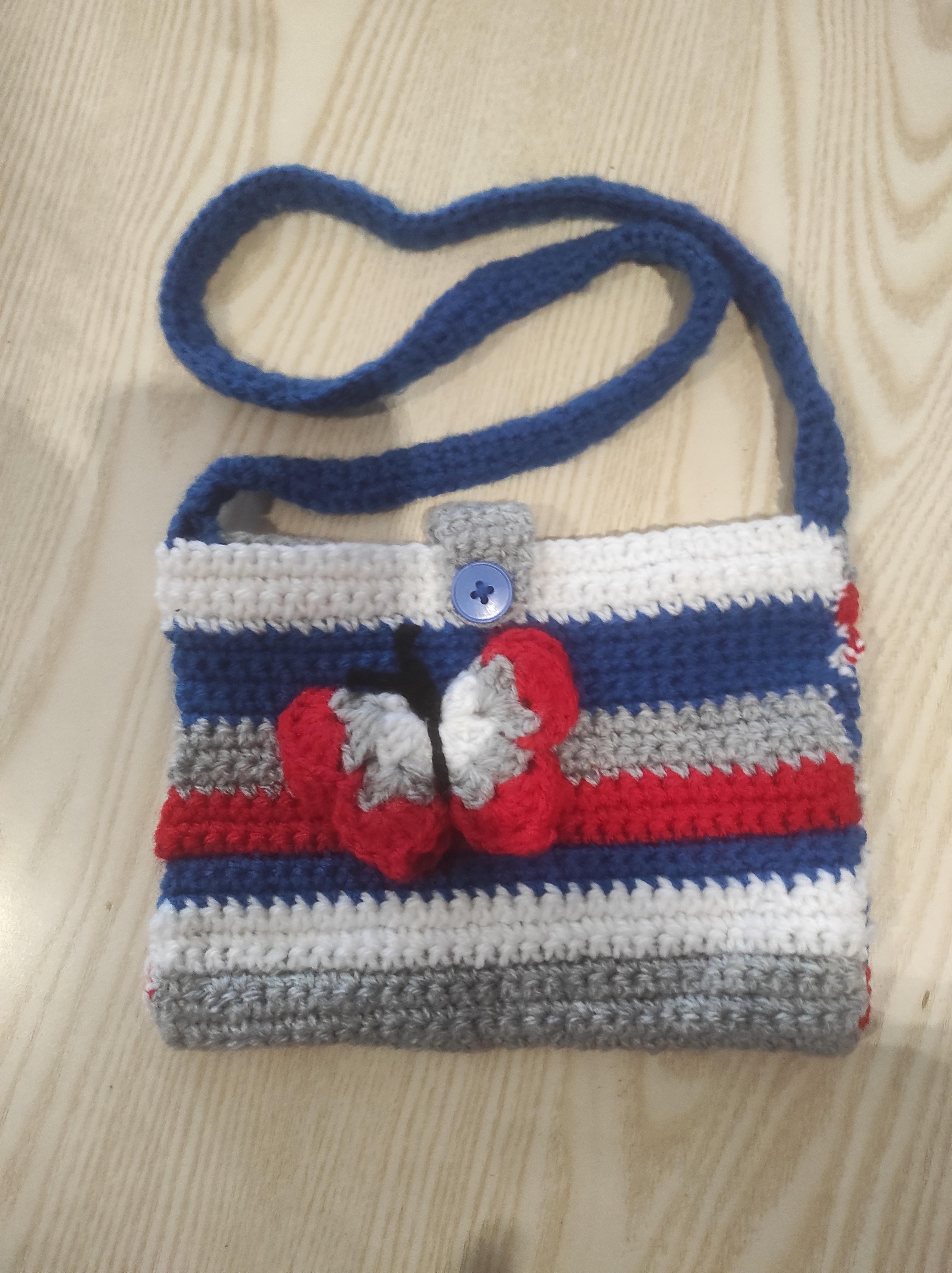troc de troc sac fille bleu gris . image 0