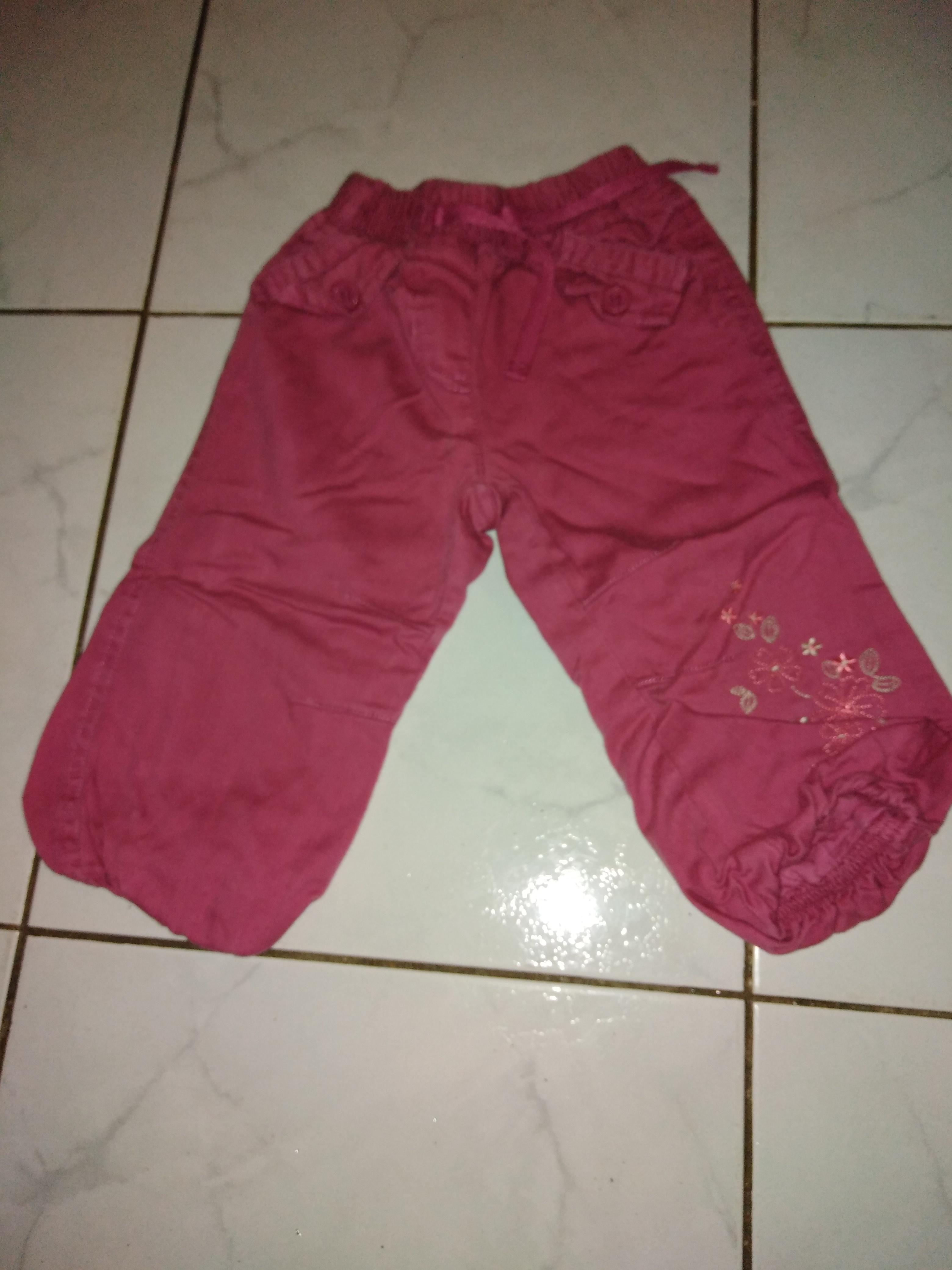 troc de troc pantalon doublé t18 mois image 0