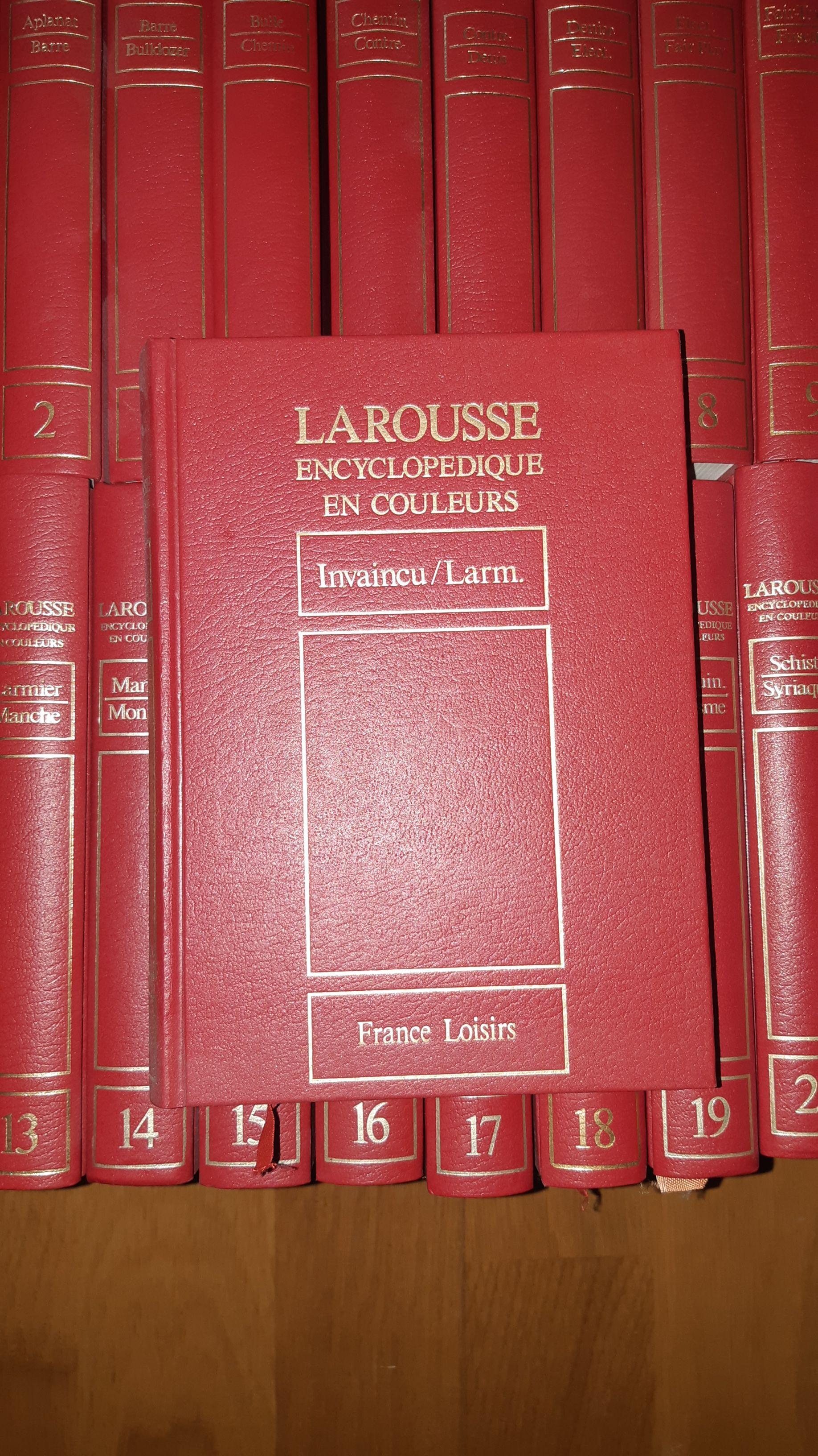 troc de troc encyclopédie mini larousse 21 volumes image 1