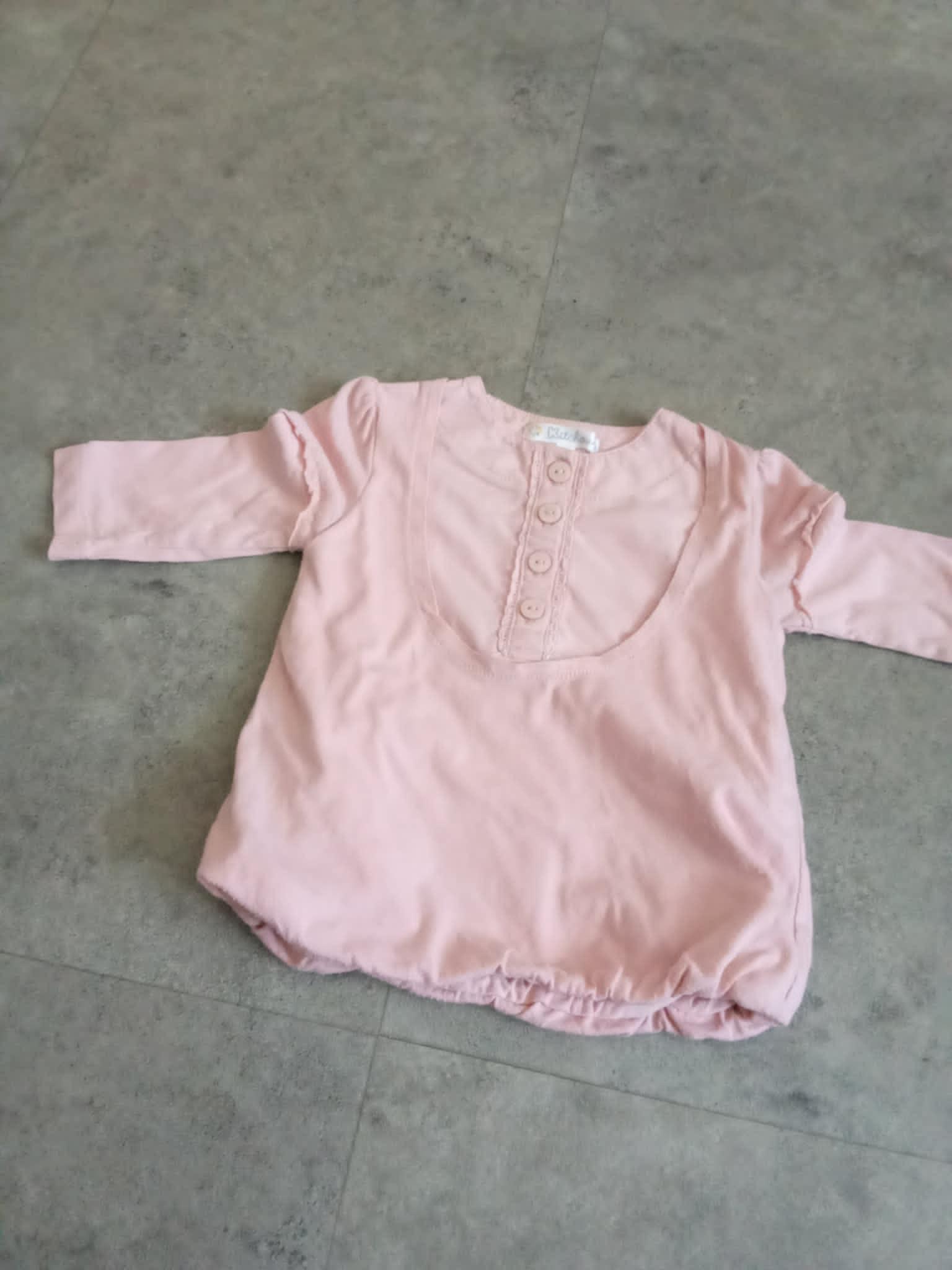 troc de troc haut  rose  tunique kitchoum 6 mois image 0