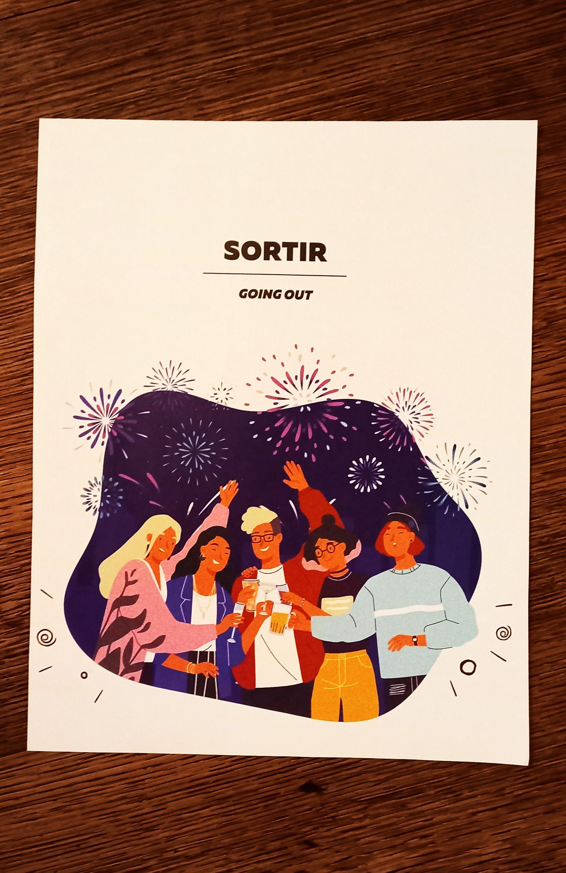 troc de troc affichette "sortir". image 0