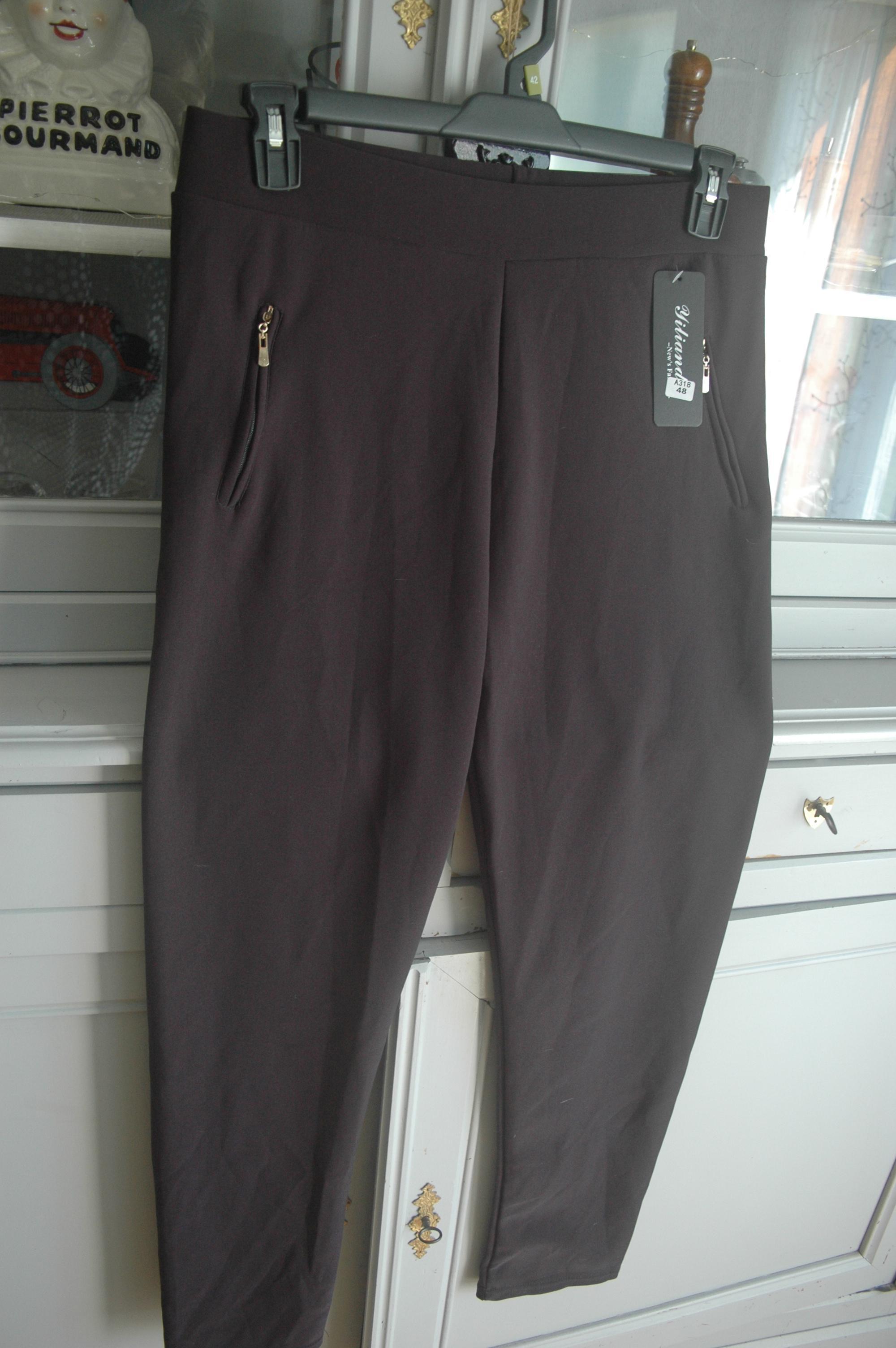 troc de troc pantalon fluide noir image 0