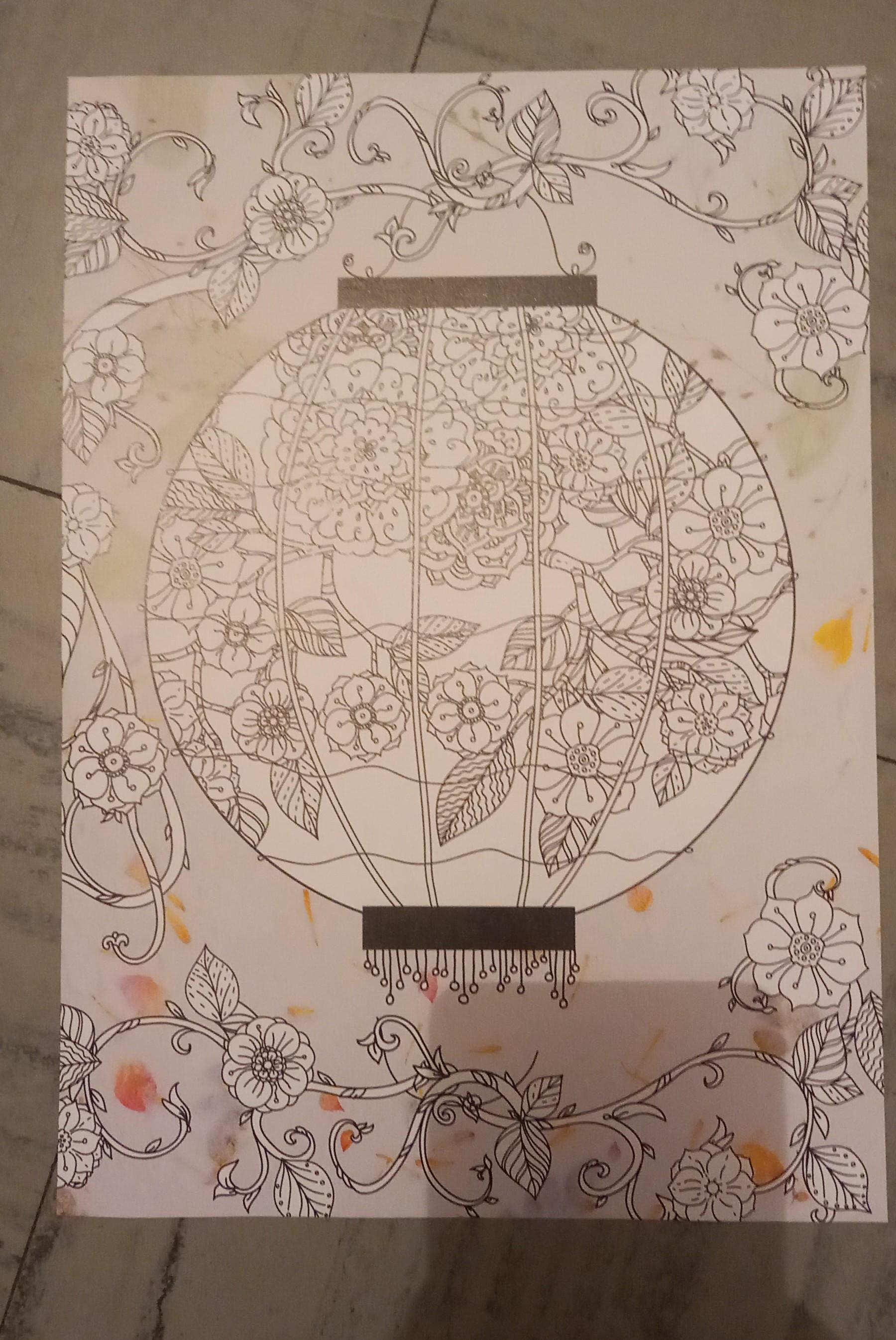 troc de troc coloriage "lampion d'asie". image 0