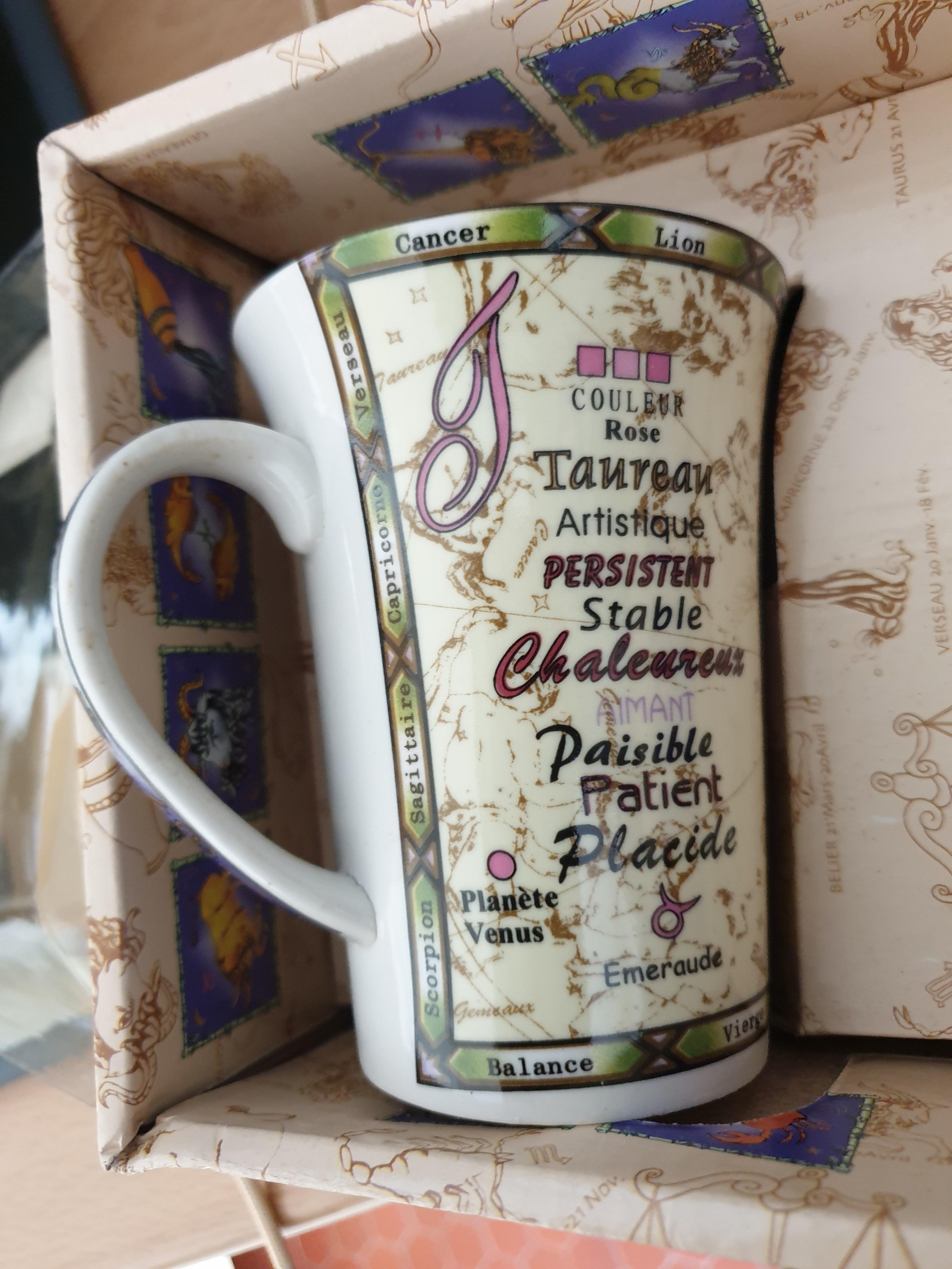 troc de troc réservé ** mug taureau image 1