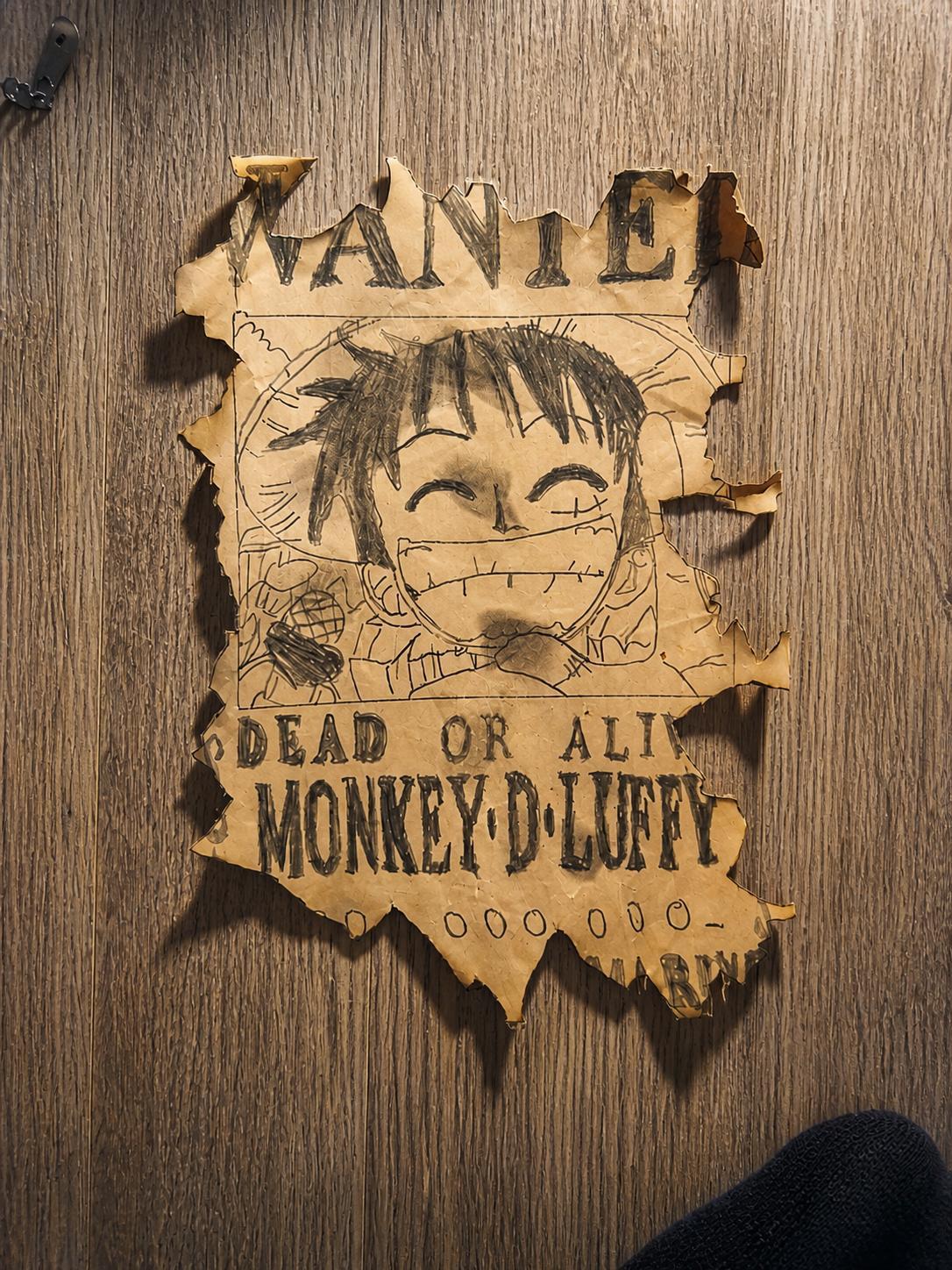 troc de troc déssin luffy wanted image 0