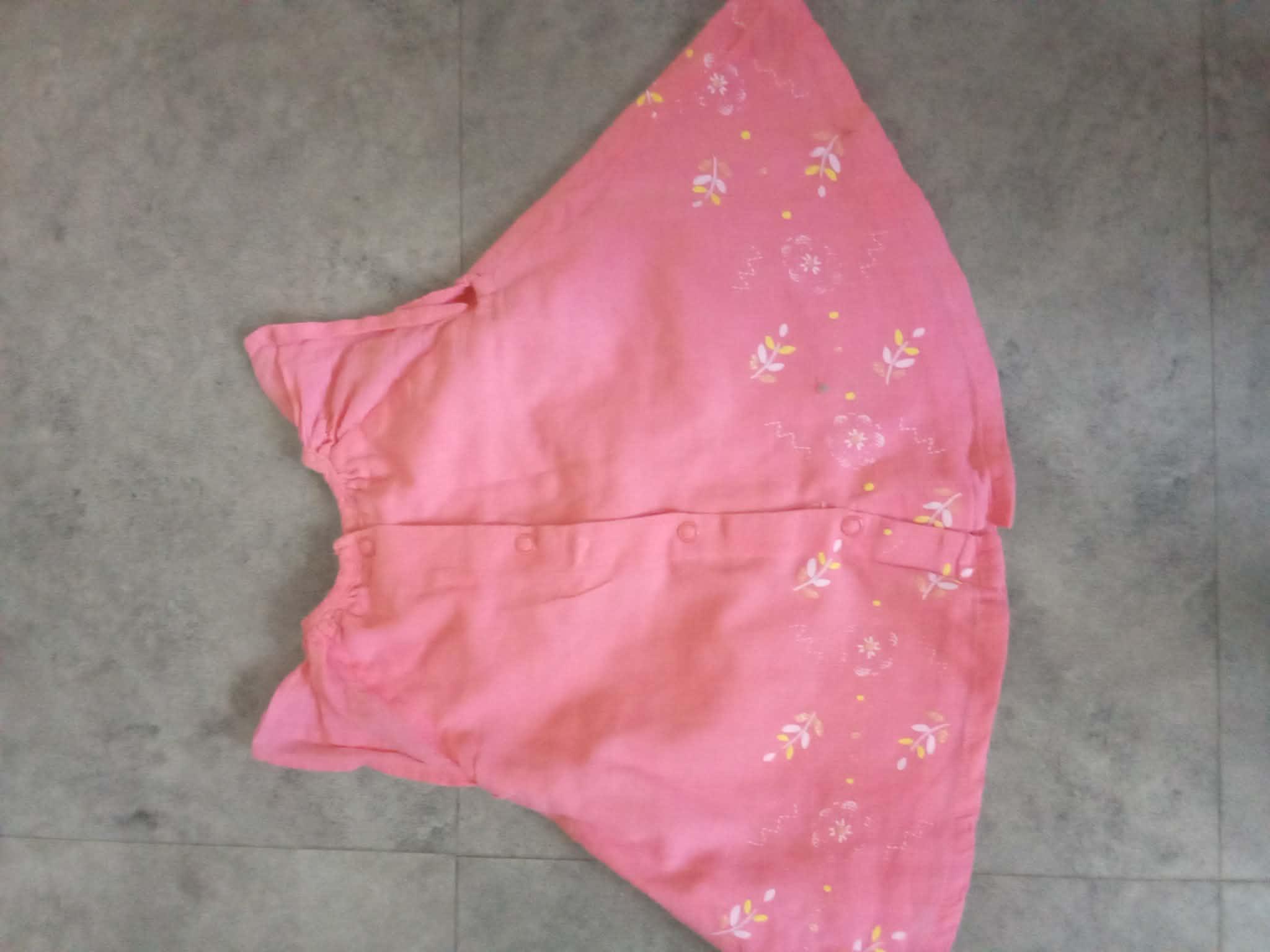 troc de troc petite robe rose marque sucre d'orge  3 mois image 1