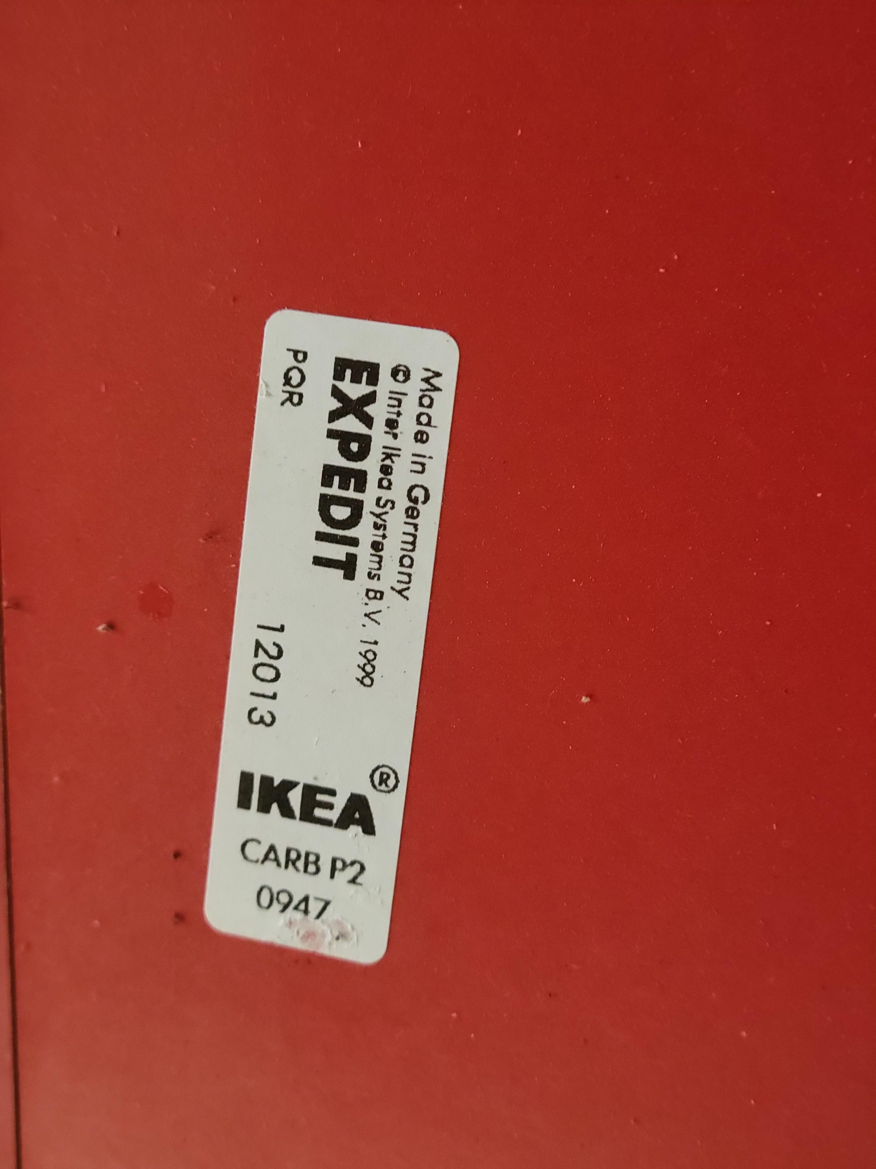 troc de troc 4 blocs portes rouge pour kallax ikea image 1