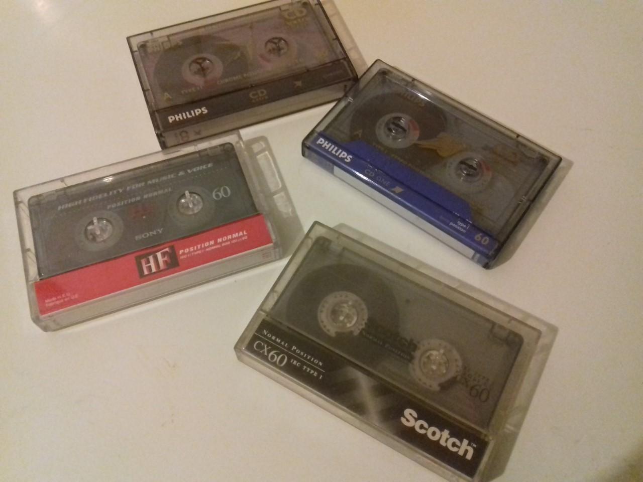 troc de troc j'échange 1 lot de 4 cassettes audio "vierges" image 0