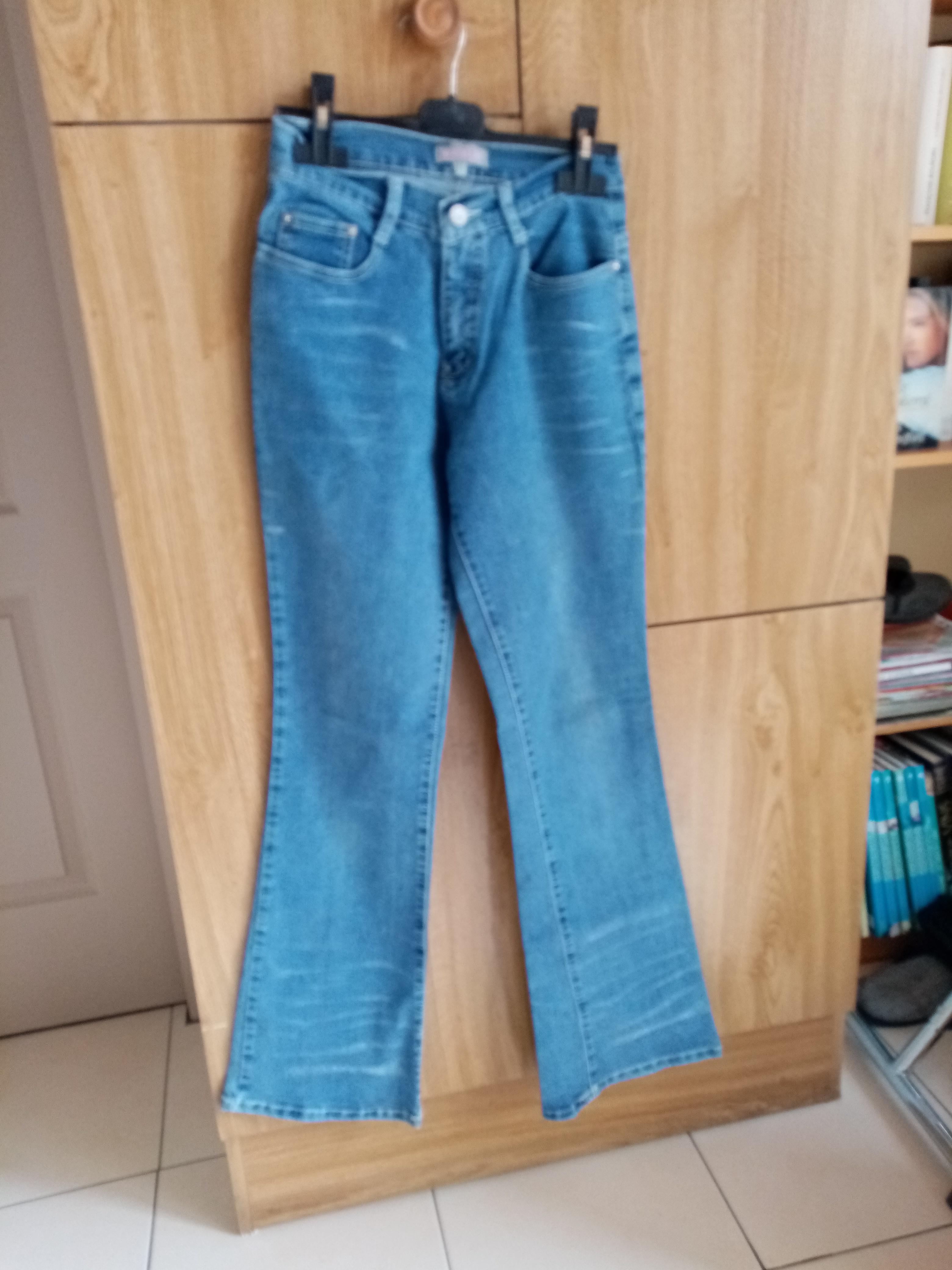 troc de troc jeans extensible marque jennyfer  taille  38      5  noisettes image 0