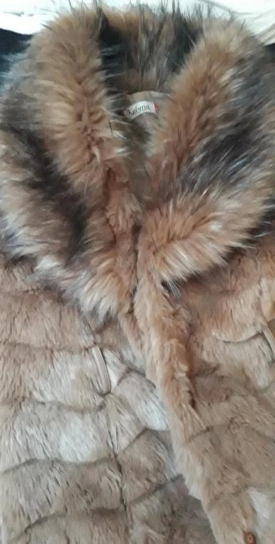 troc de troc manteau fausse fourrure marque kelyna paris taille 36 image 1