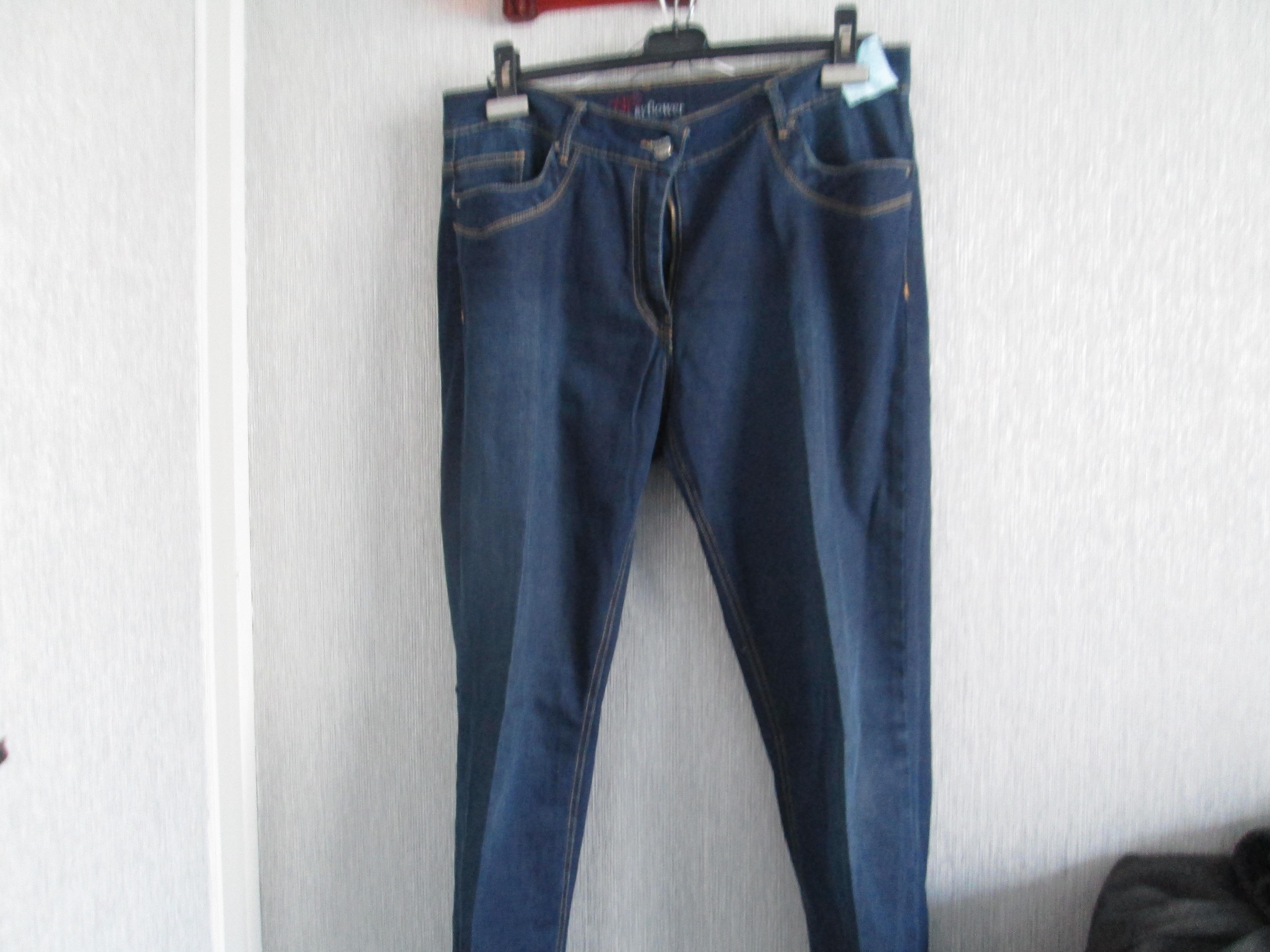 troc de troc reserve pantalon de jeans bon etat taille 46 6 noisettes image 0