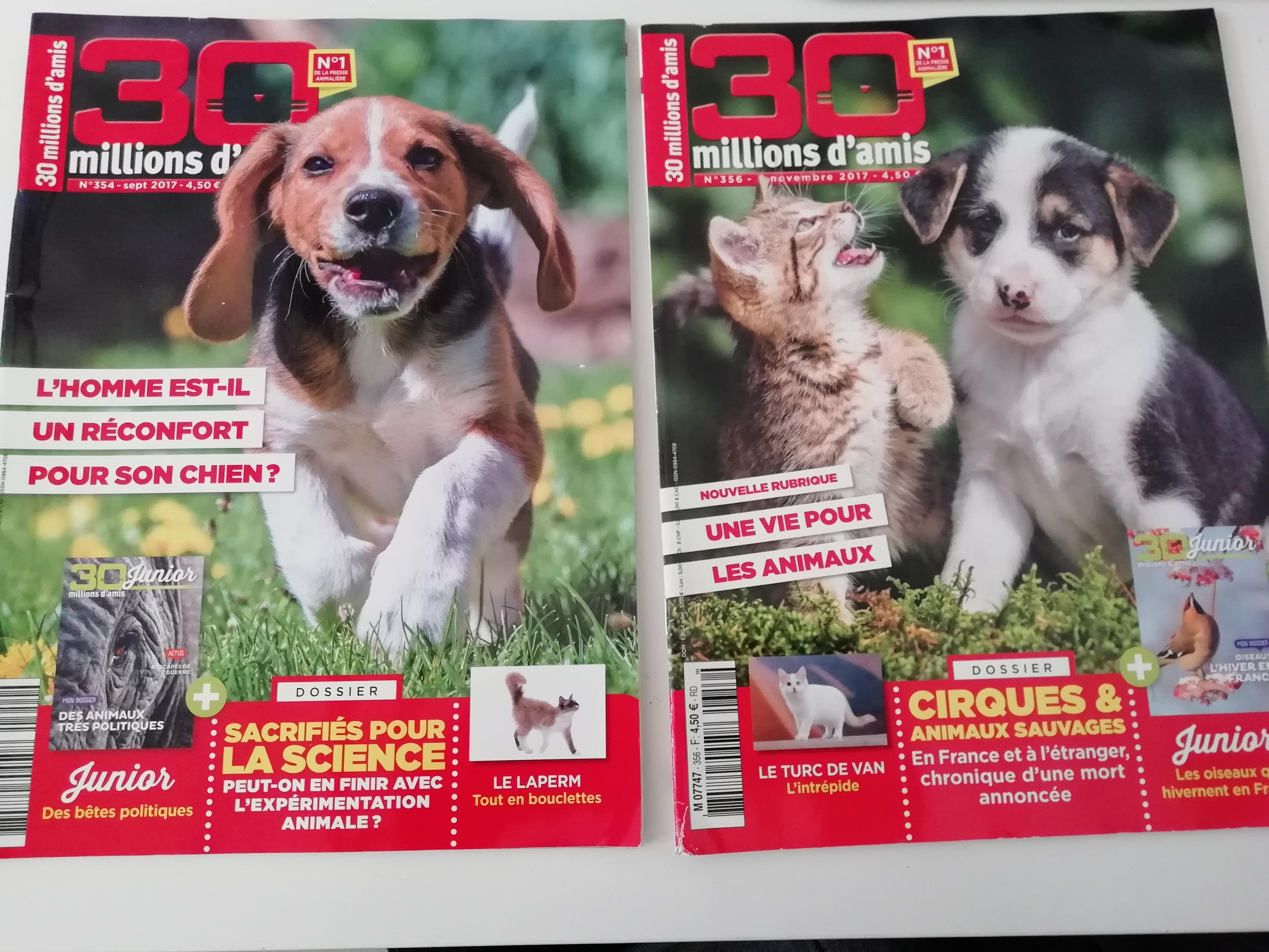 troc de troc magasines 30 millions d'amis image 0