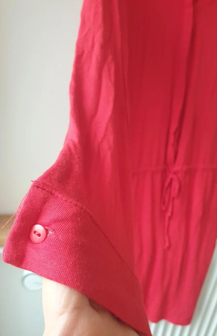 troc de troc robe rouge la redoute, boutons et cintré image 1