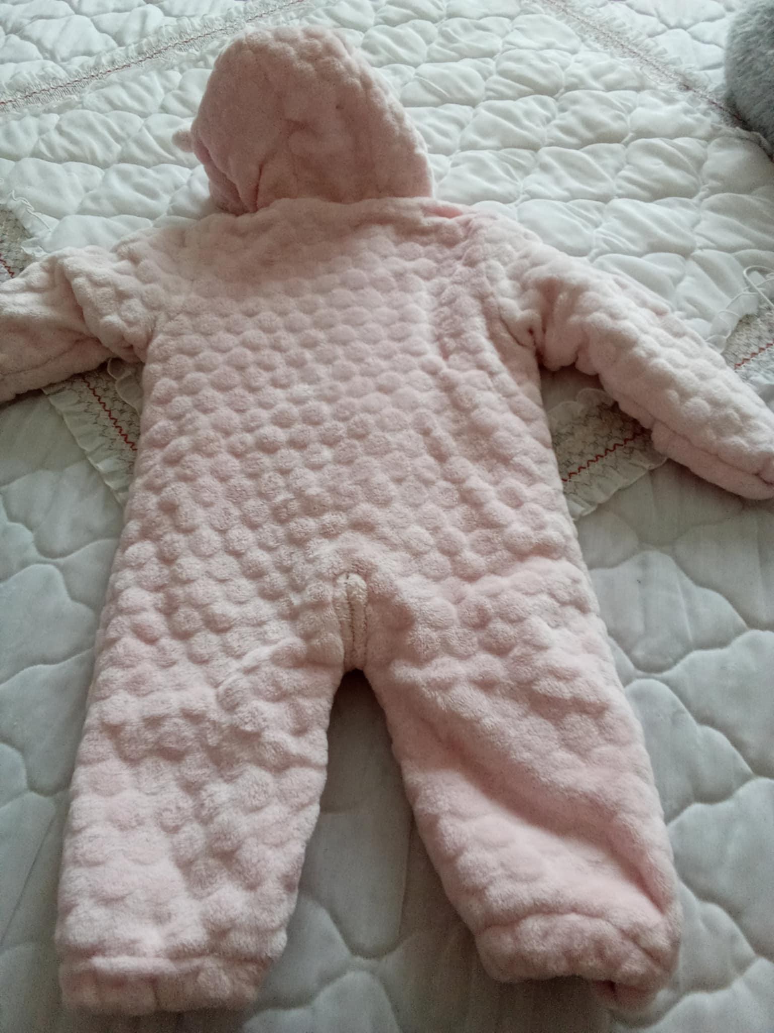 troc de troc combinaison rose pale hiver très chaud 1 an image 2