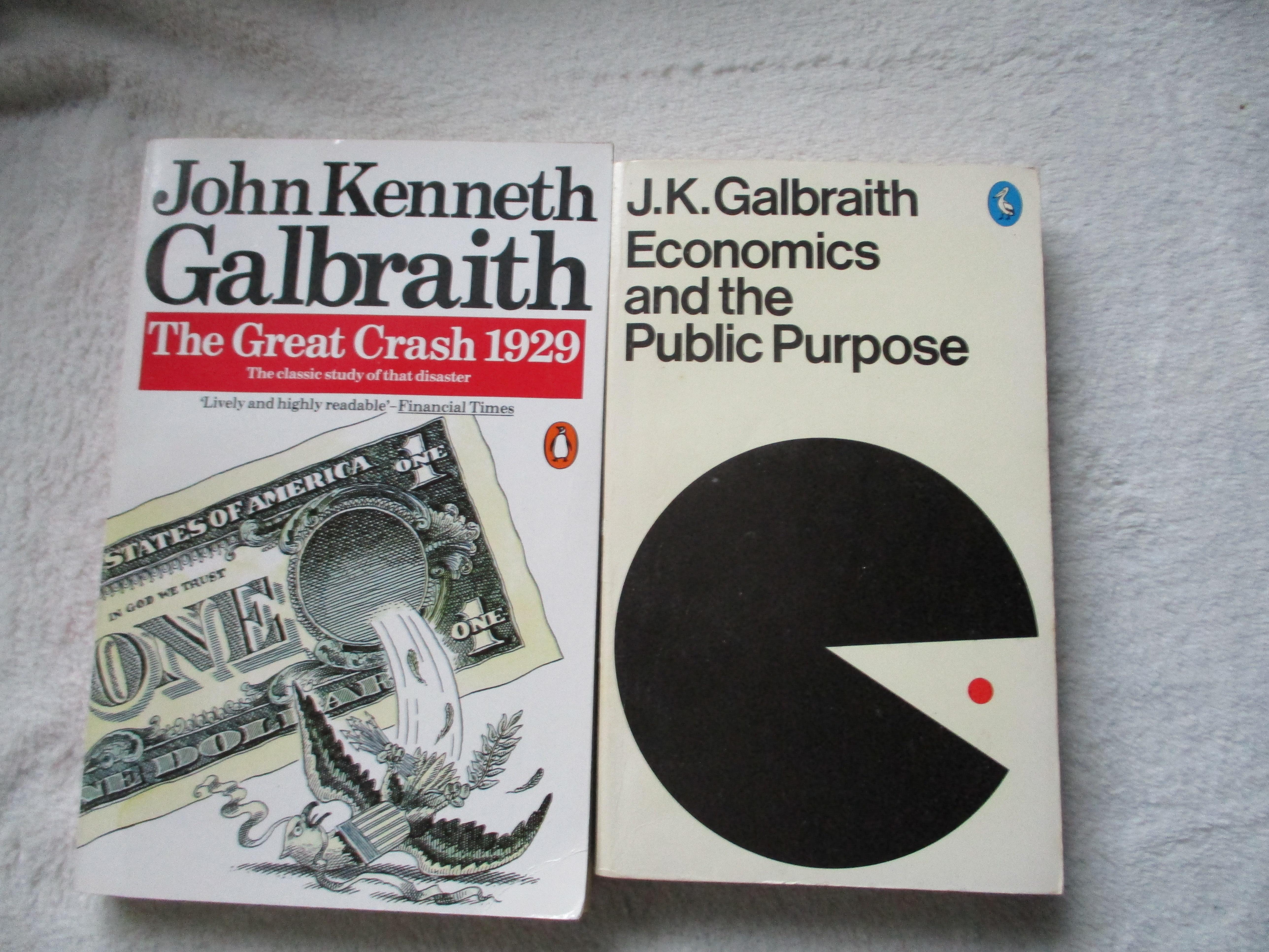 troc de troc 2 livres en anglais de galbraith l'économiste image 0