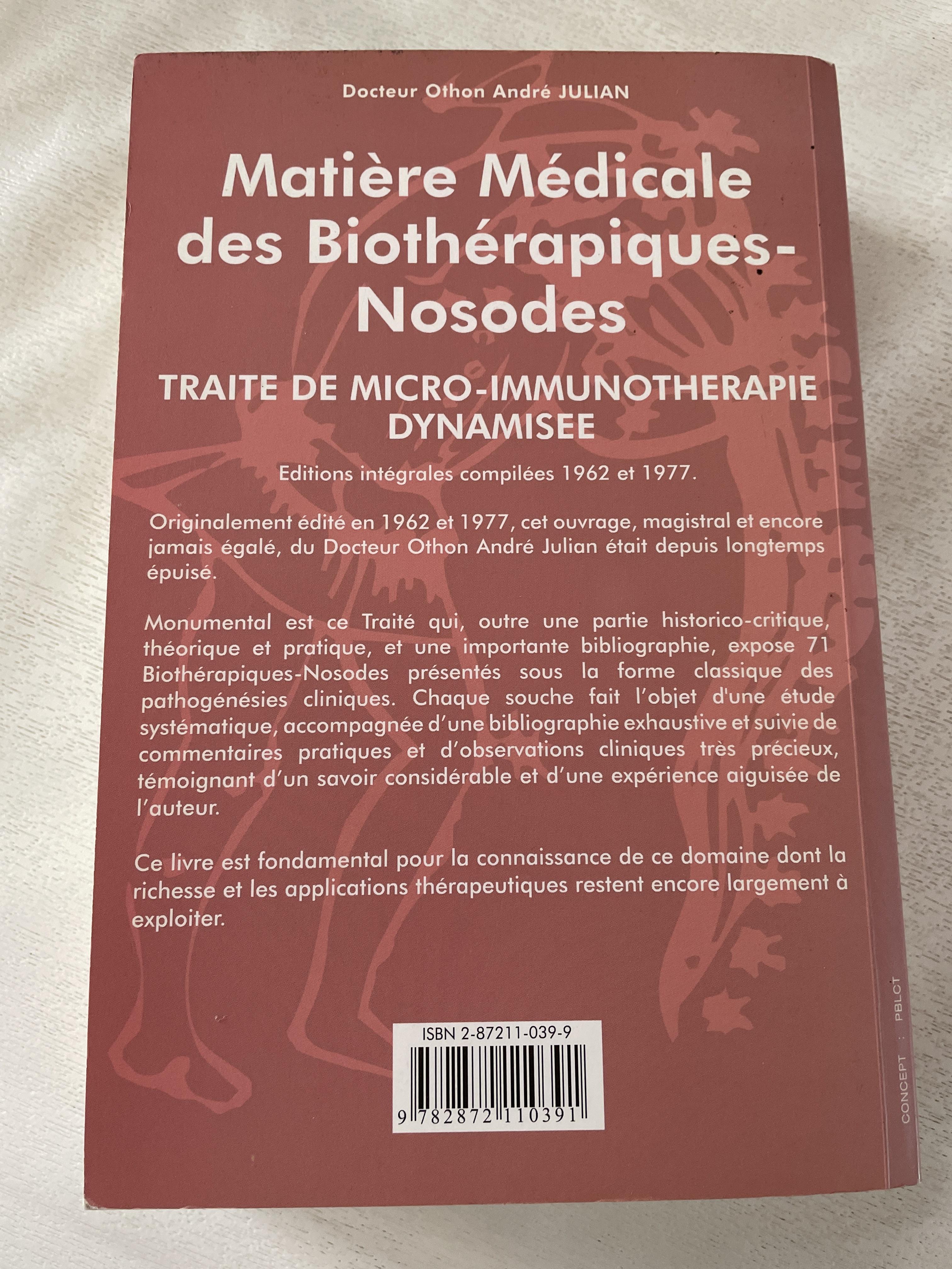 troc de troc matière médicale des nosodes image 1