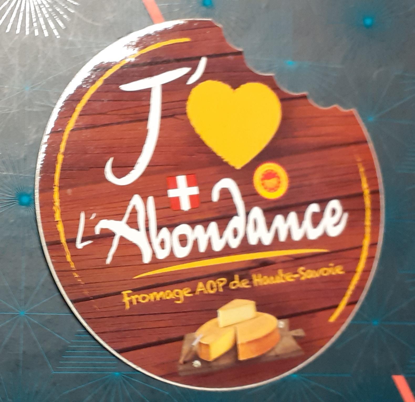 troc de troc autocollant j' aime l'abondance fromage image 0