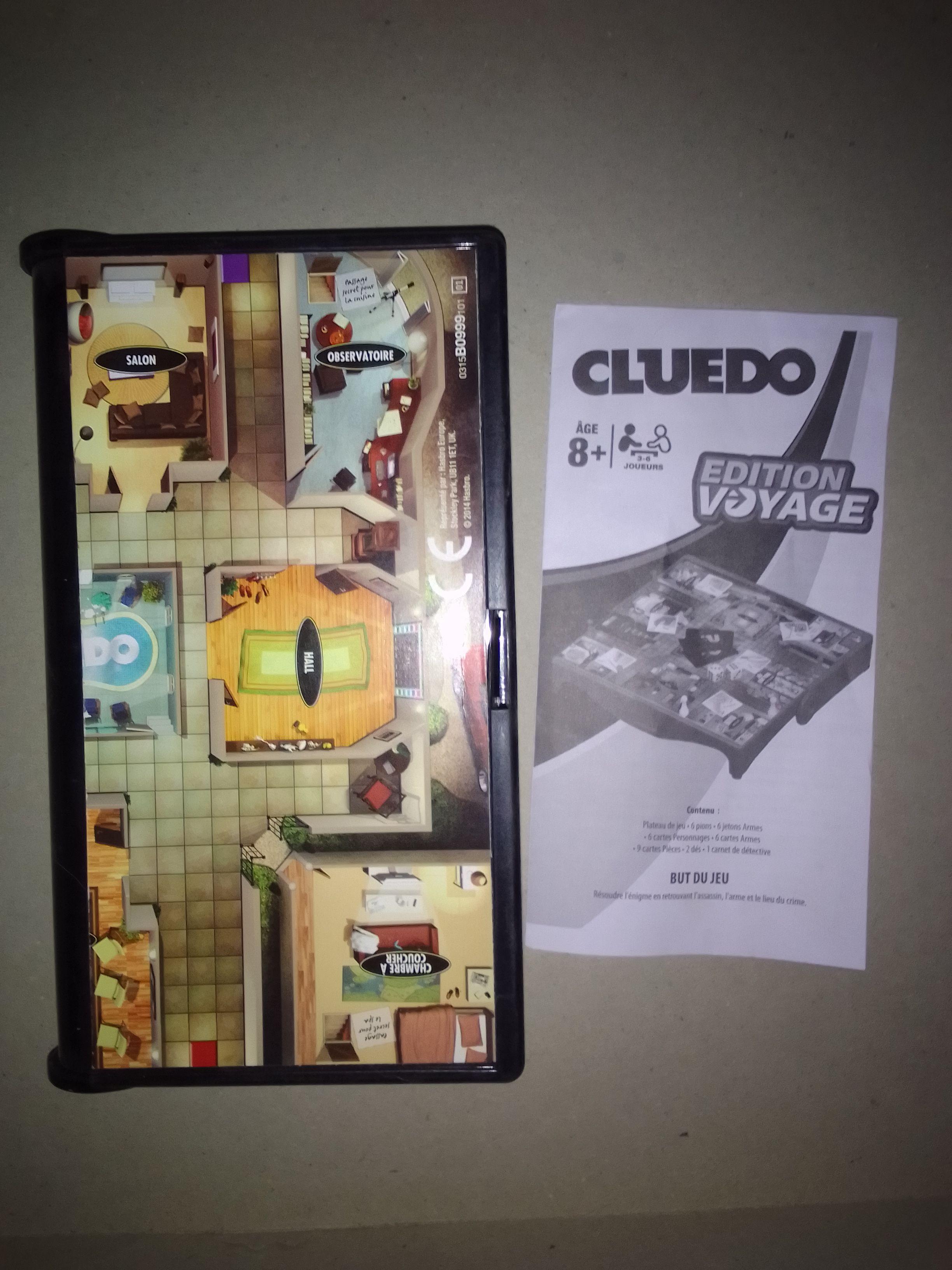 troc de troc cluedo de voyage complet réserver sebf65 image 0