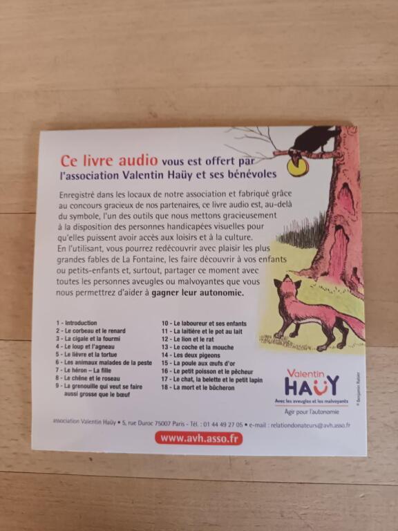 troc de troc cd audio - les fables de la fontaine image 1
