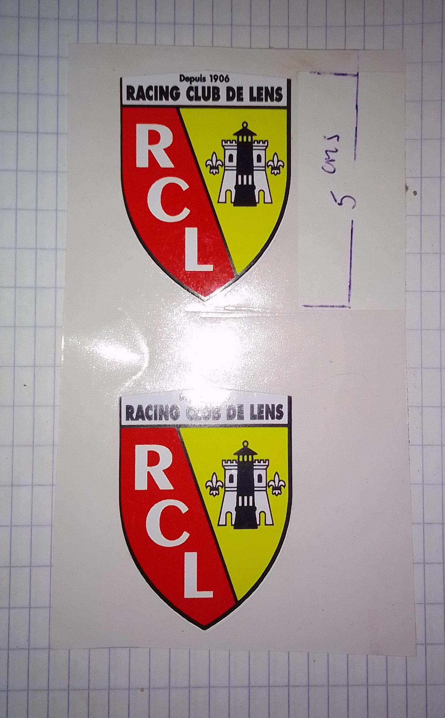 troc de troc 2 stickers rc lens neuf ( nourself) image 0