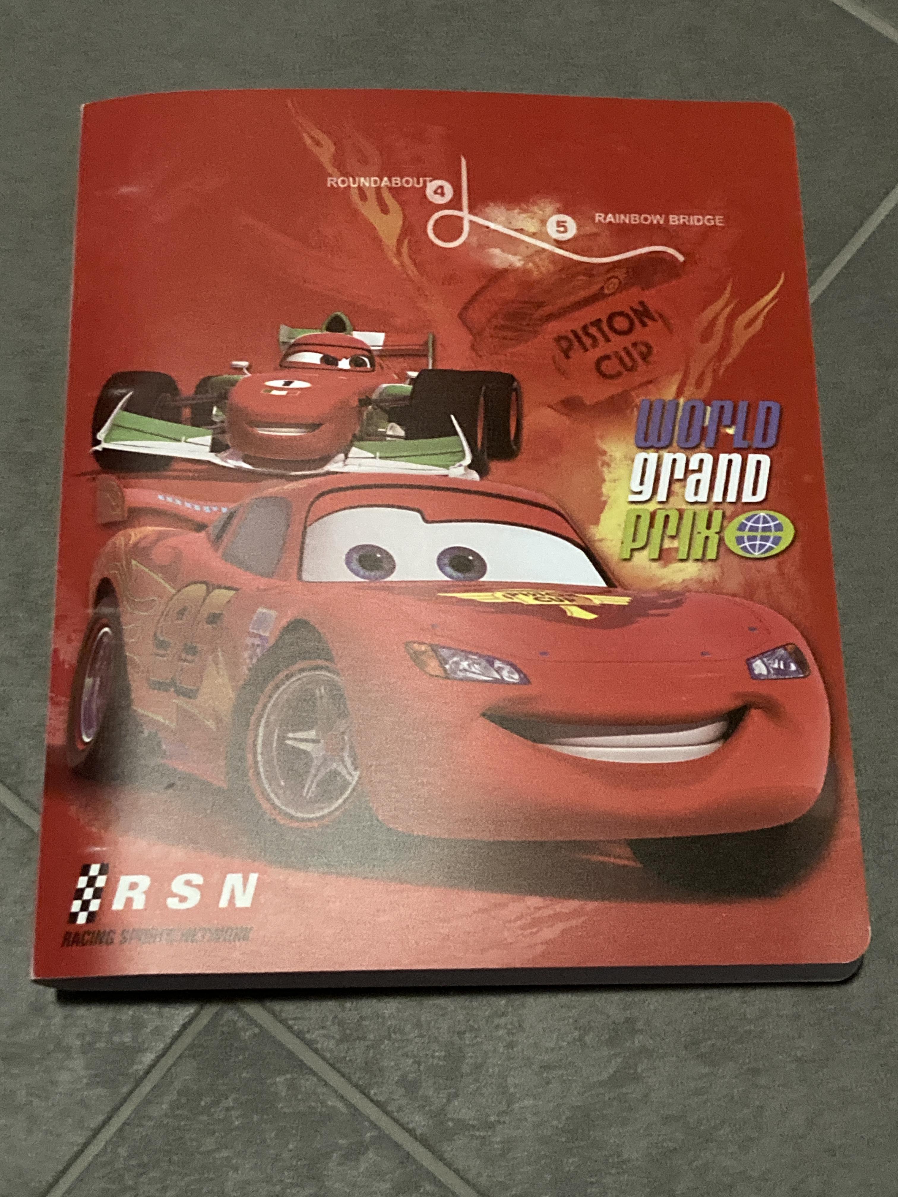 troc de troc réservé classeur cars rouge image 0