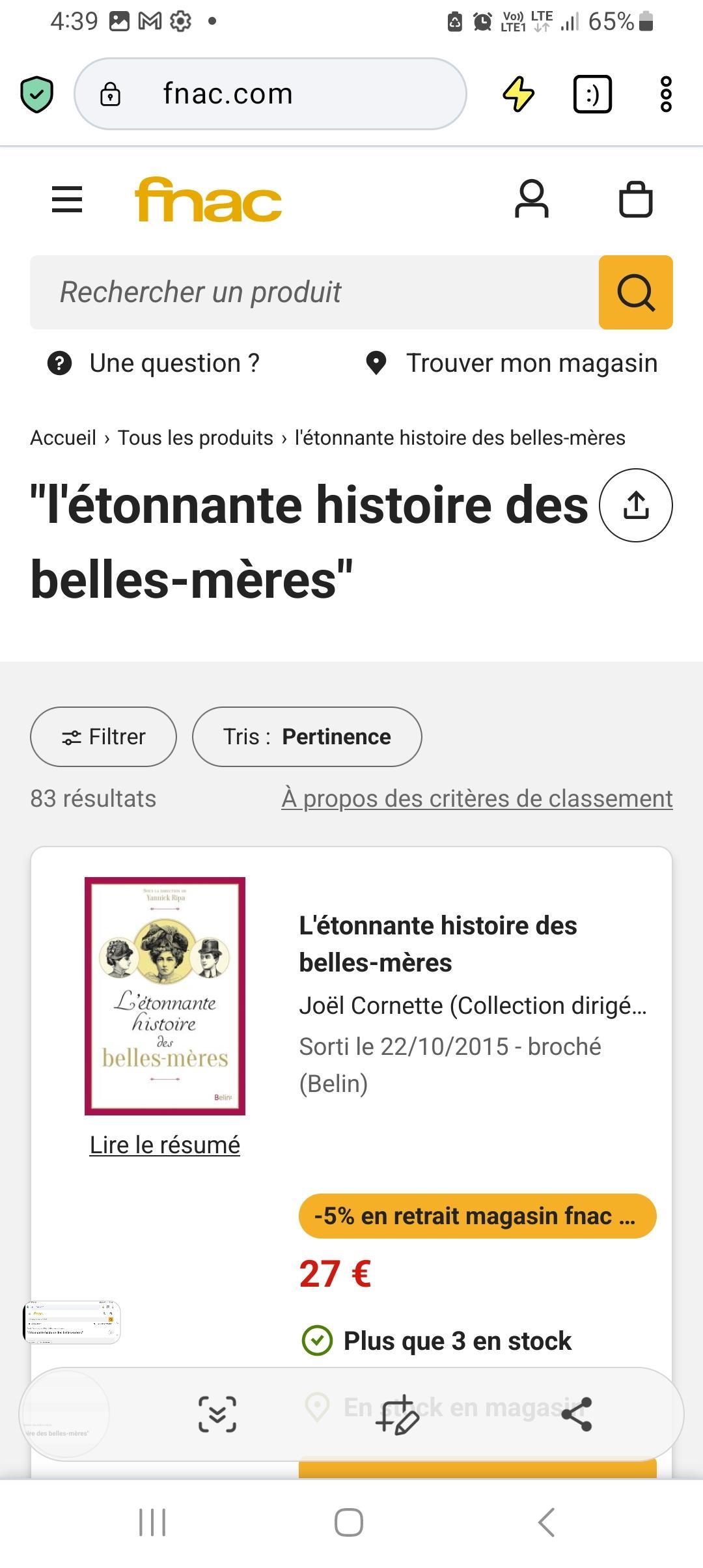 troc de troc livre : "l'étonnante histoire des belles-mère" image 2