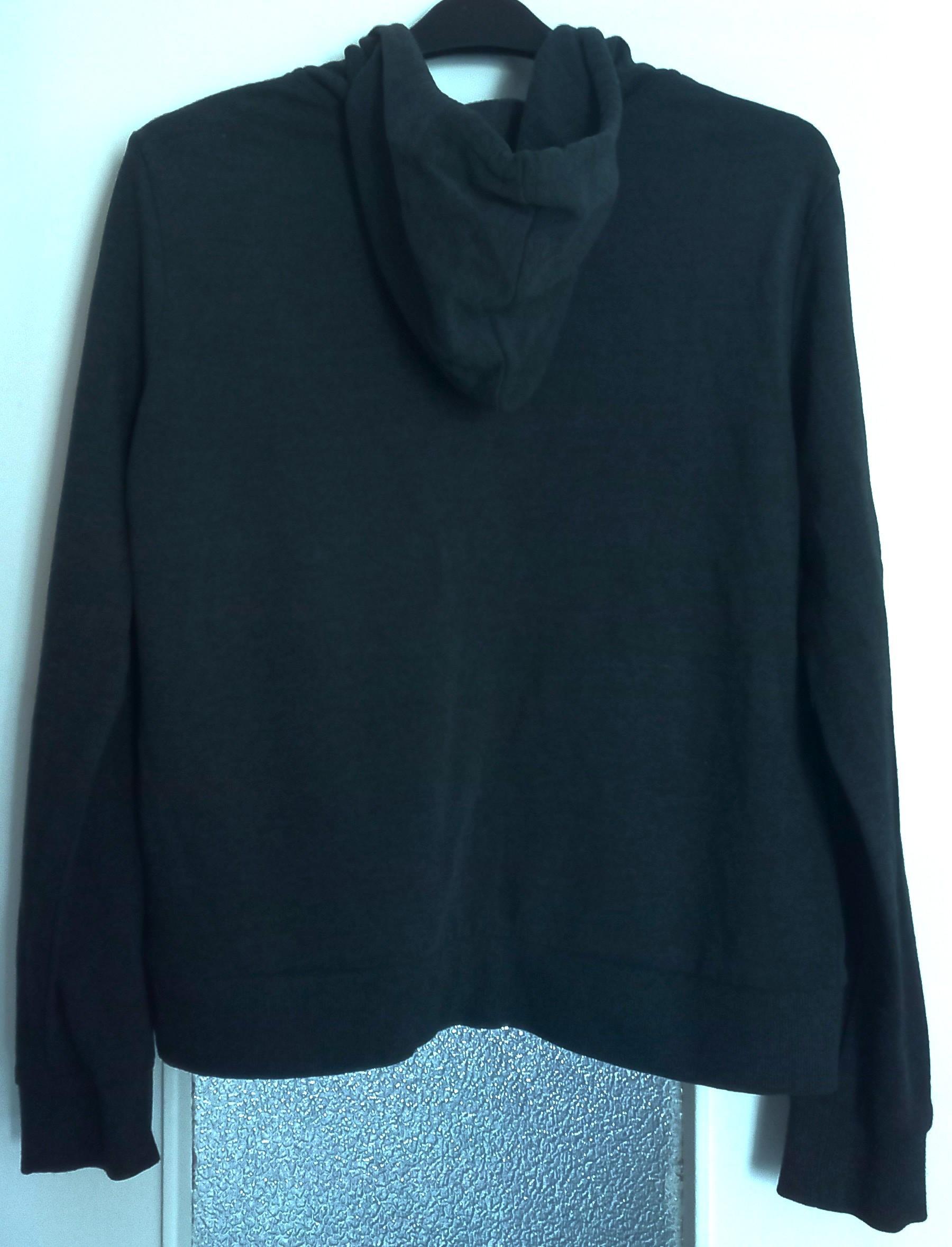 troc de troc sweat à capuche vert chiné foncé. image 1