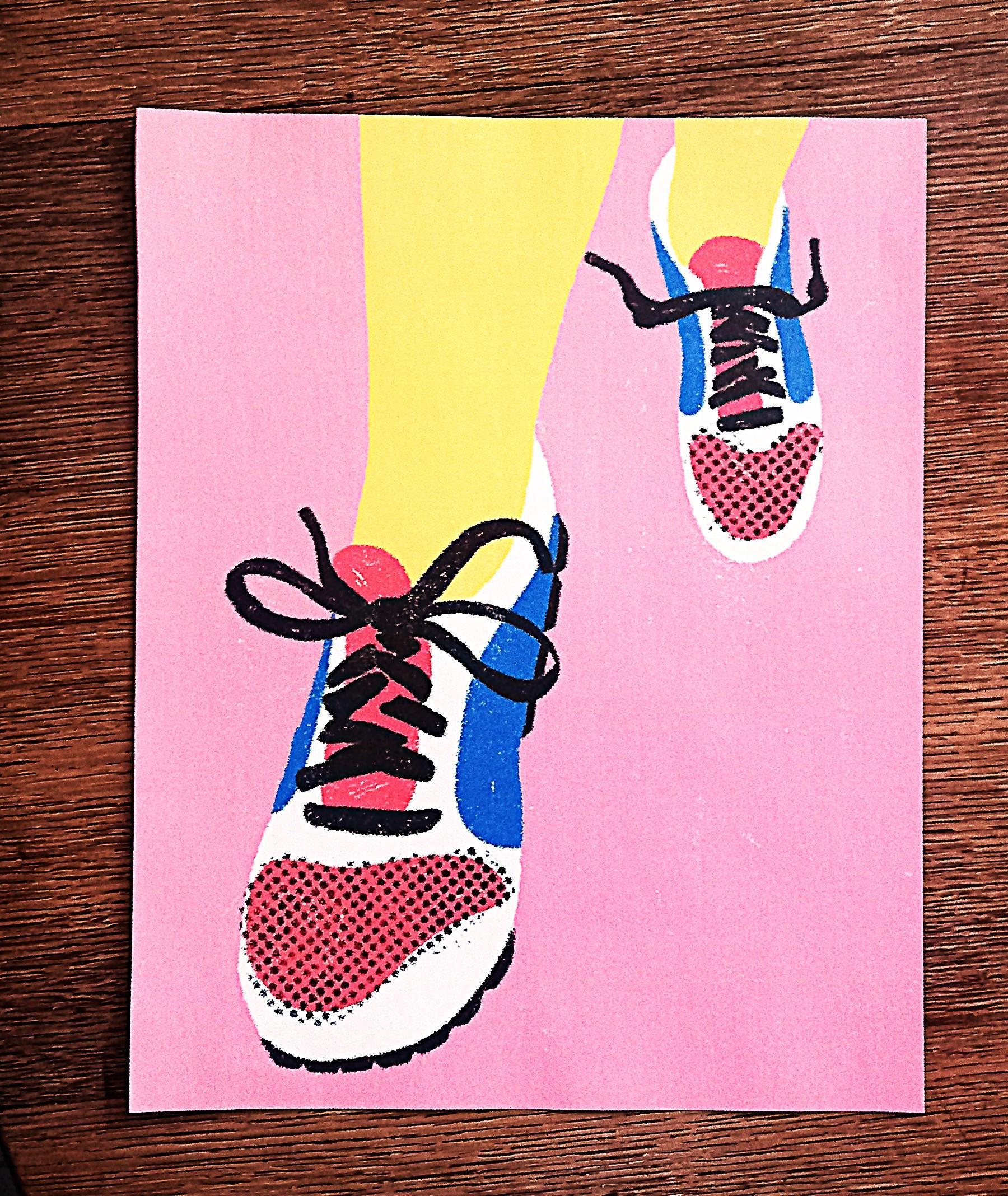 troc de troc affiche "les baskets". image 0