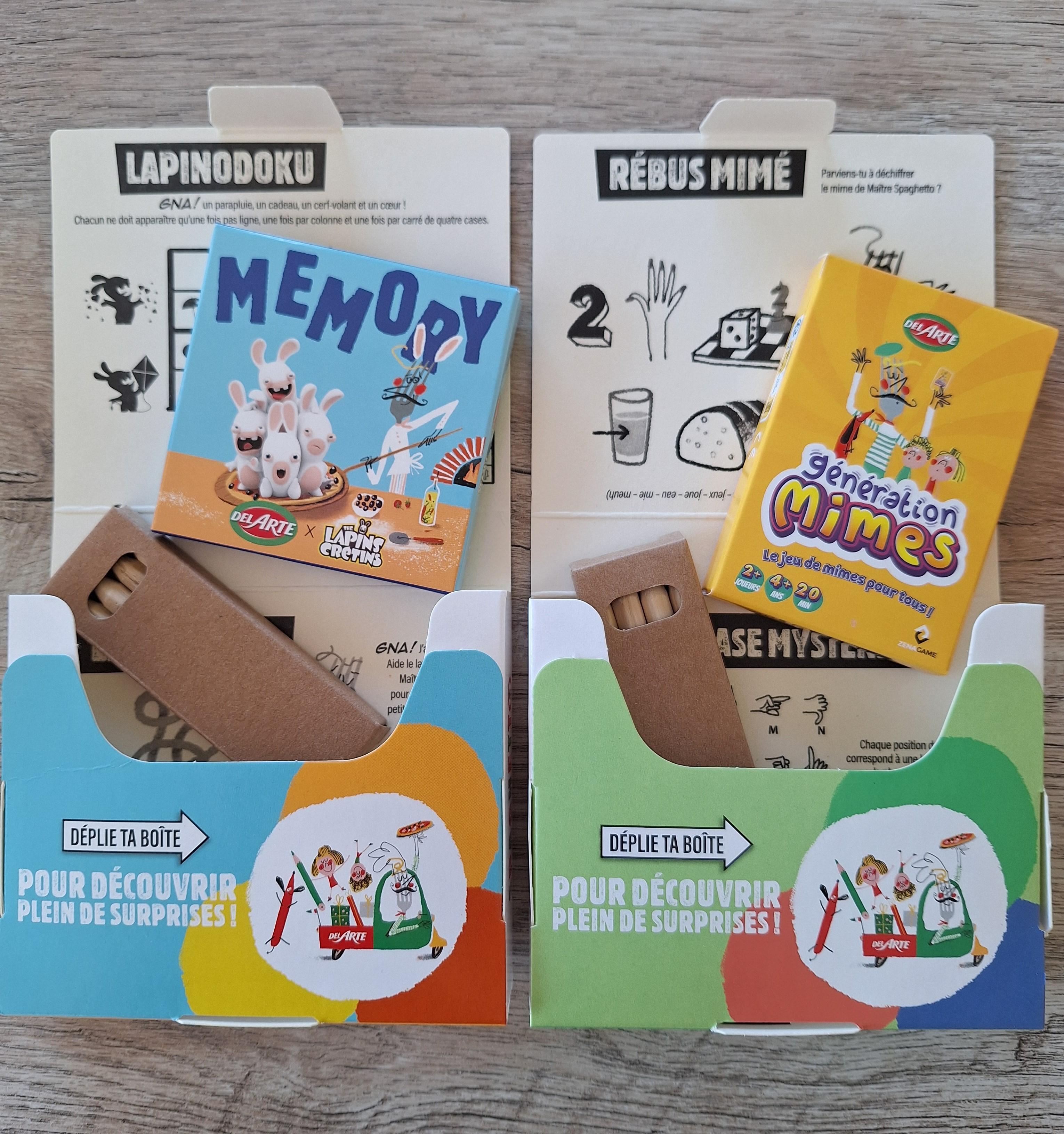 troc de troc jeu memory lapins crétins ou mimes de pizza del arte image 0