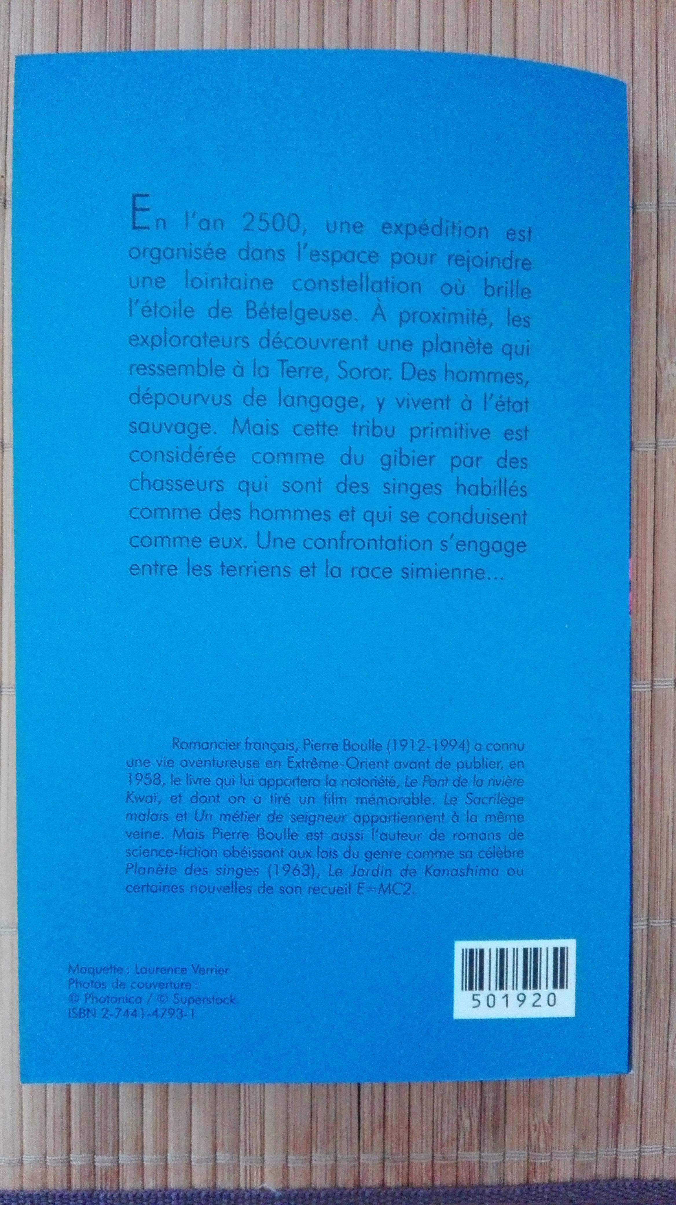 troc de troc la planète des singes - pierre boulle image 1