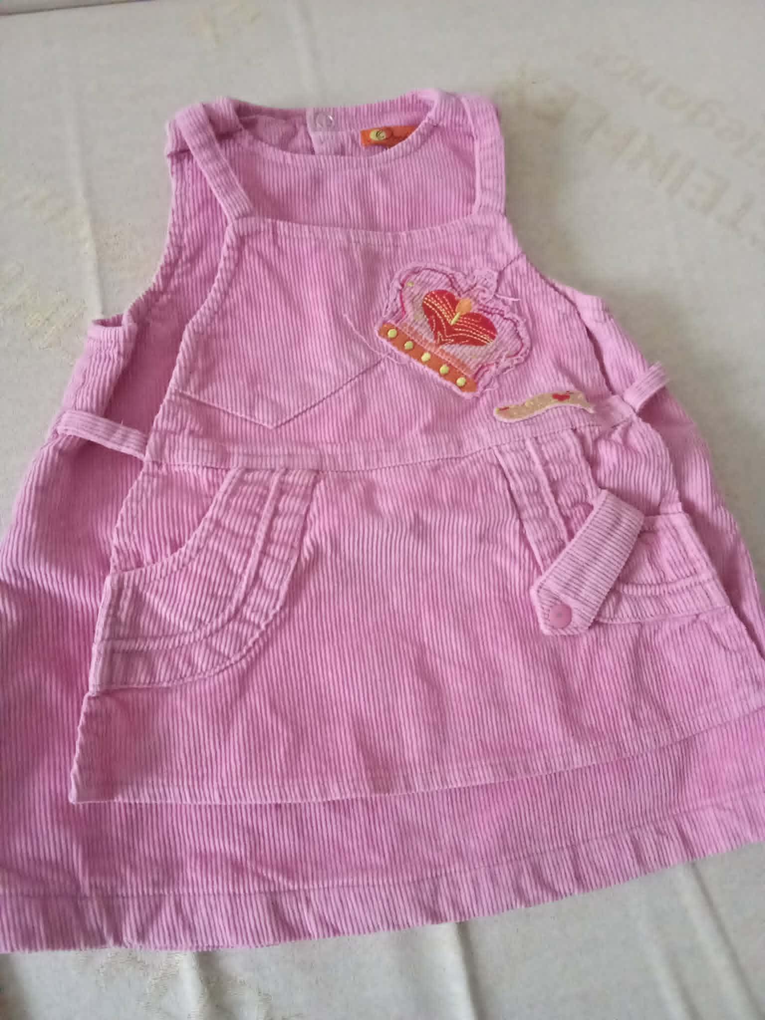 troc de troc robe velours rose marque orchestra  fantaisie 1 an image 0