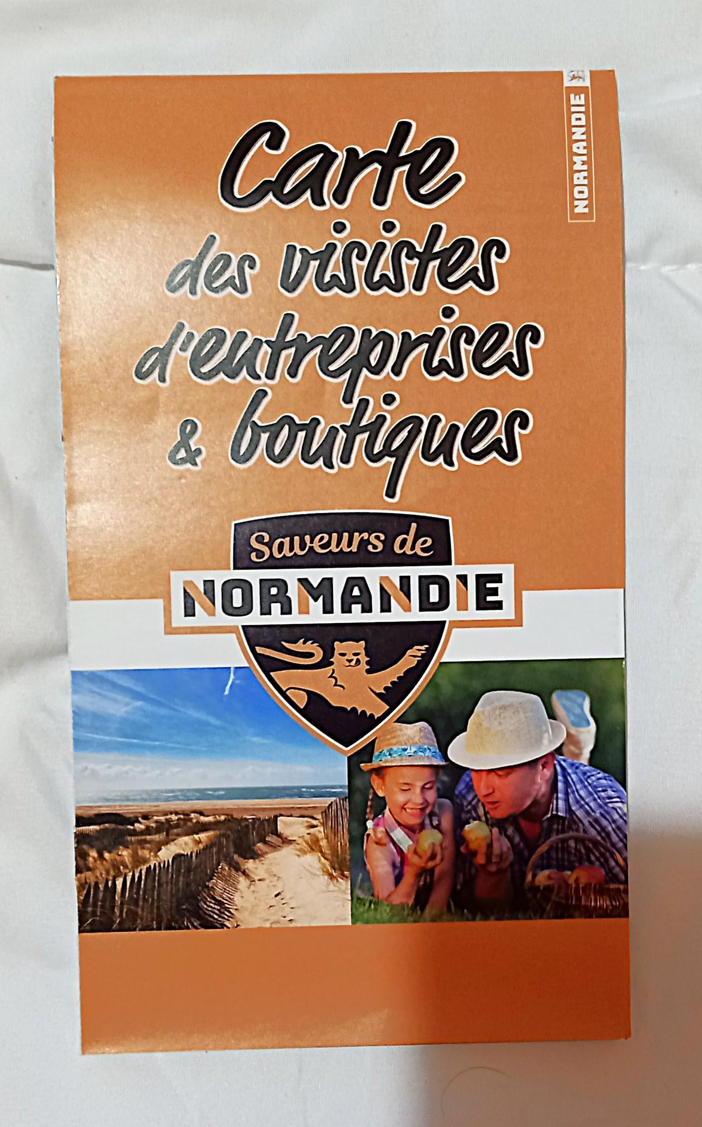 troc de troc carte visites et boutiques - saveurs de normandie. image 0