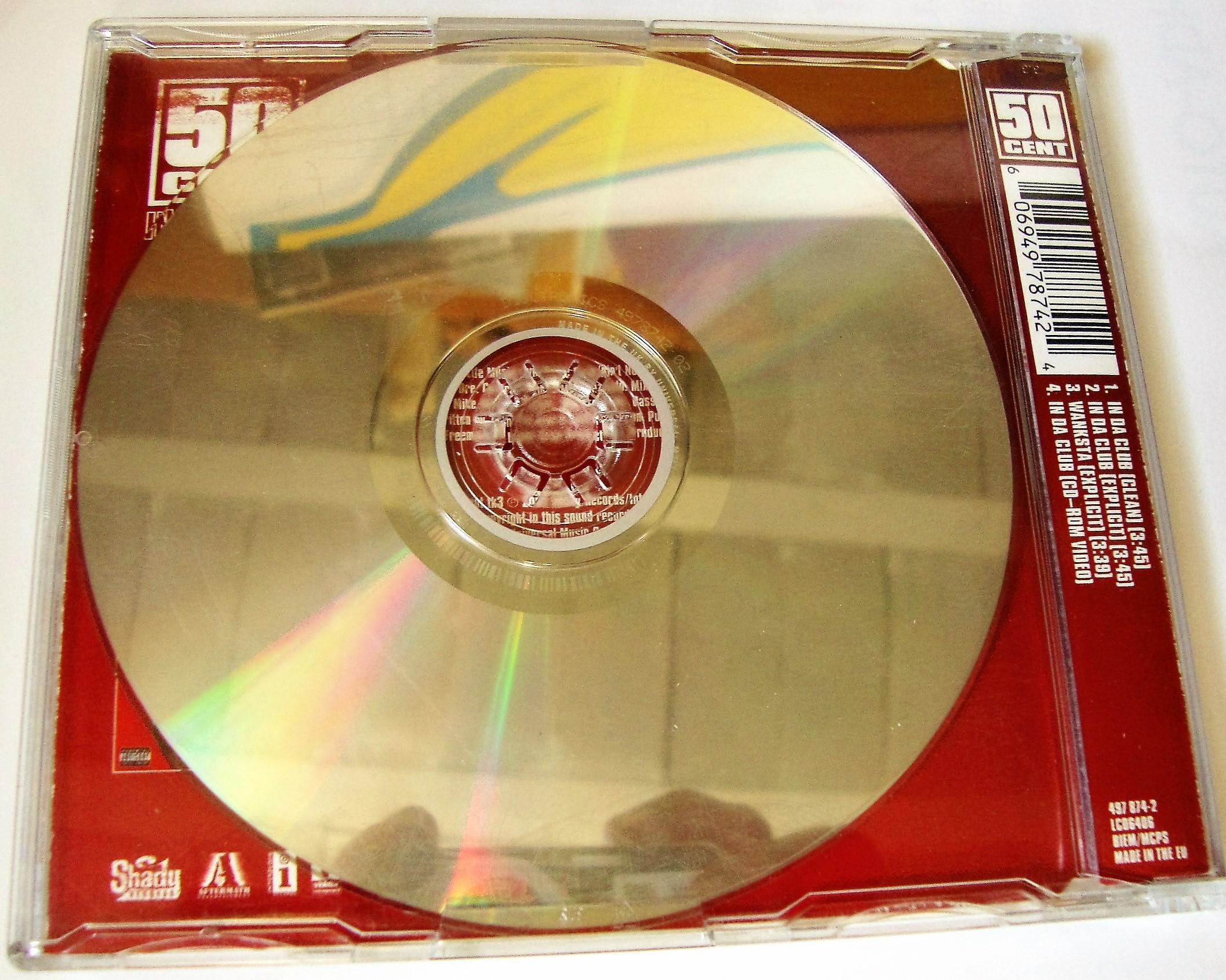 troc de troc cd single 50 cent " in da club " image 2
